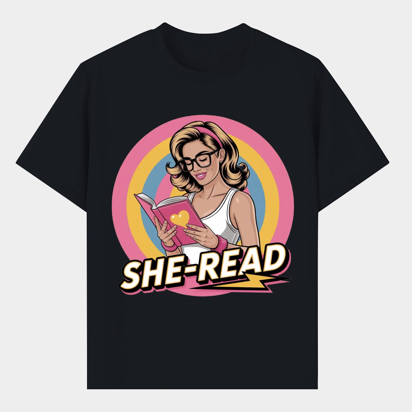 She-Read Empowered Reader Men's T-Shirt