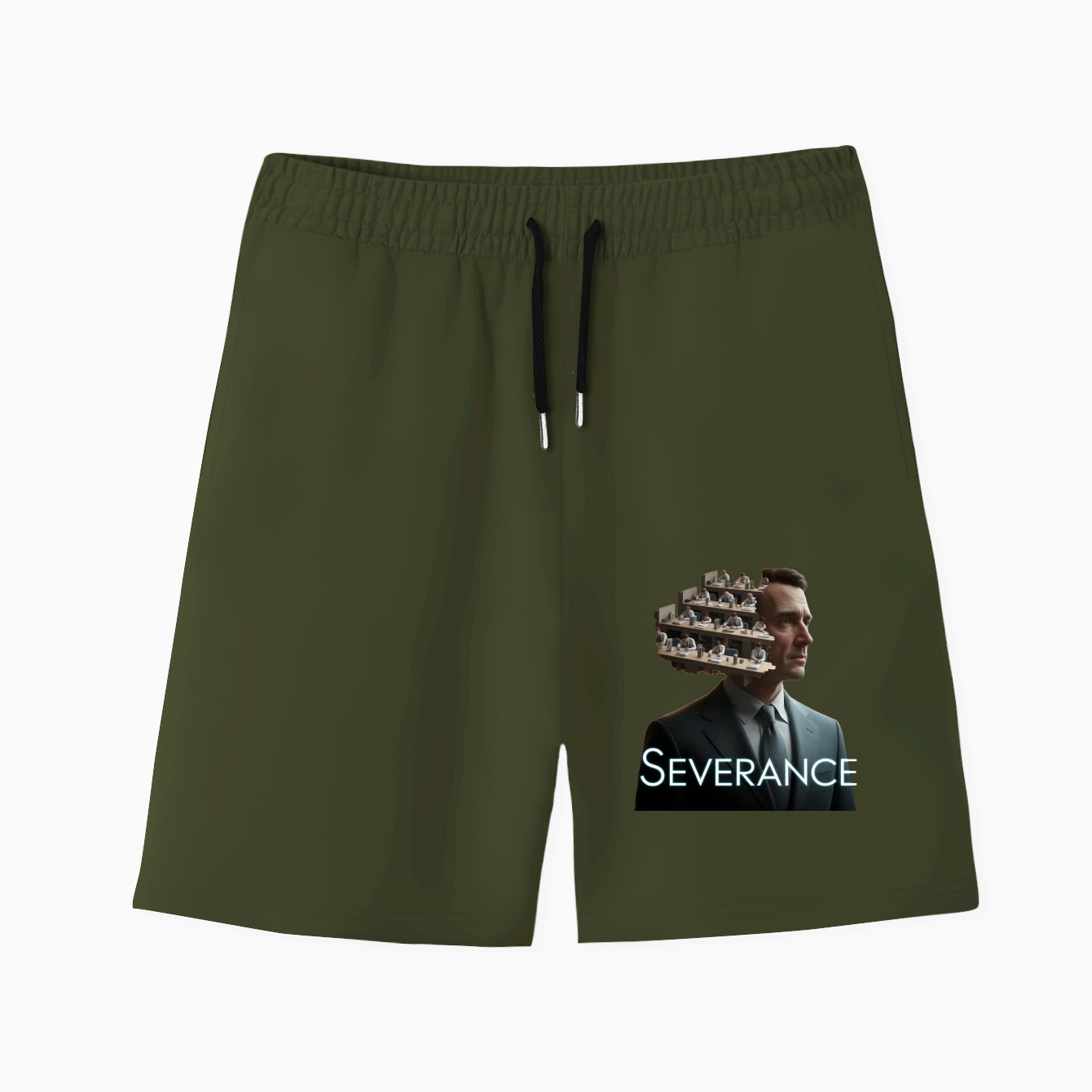 severance mind division concept Men's Quick-Dry Athletic Shorts