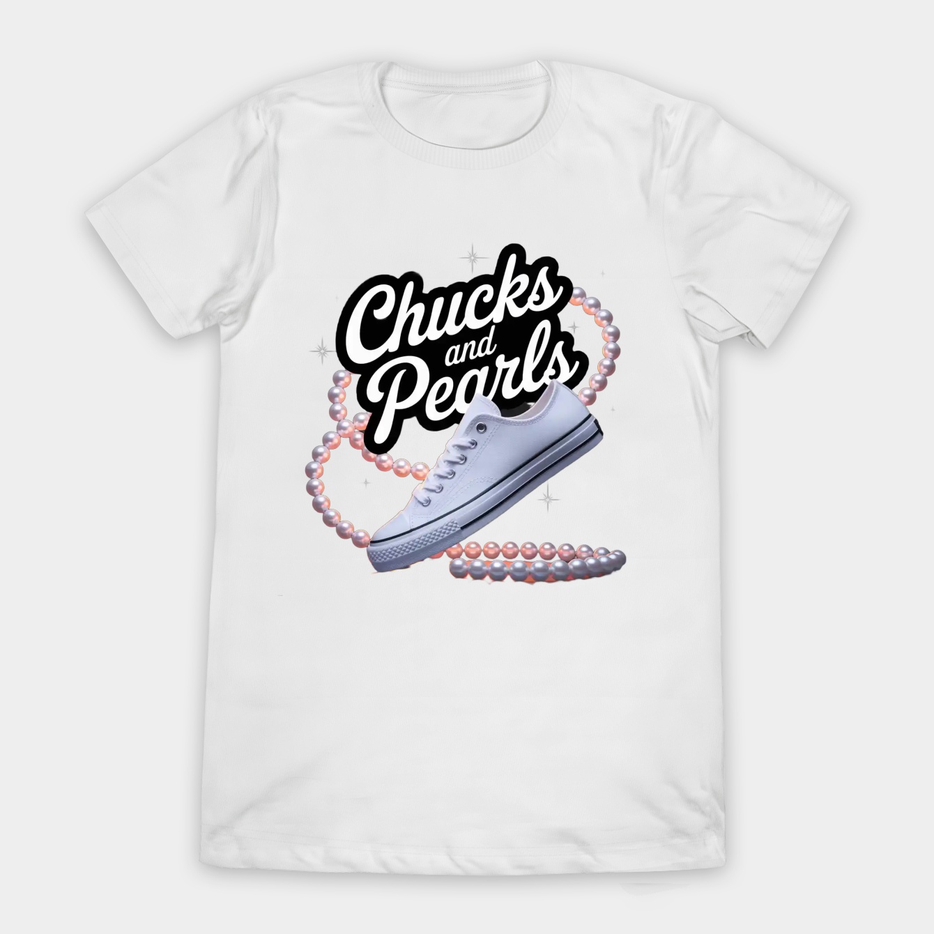Chucks and Pearls Women's T-Shirt