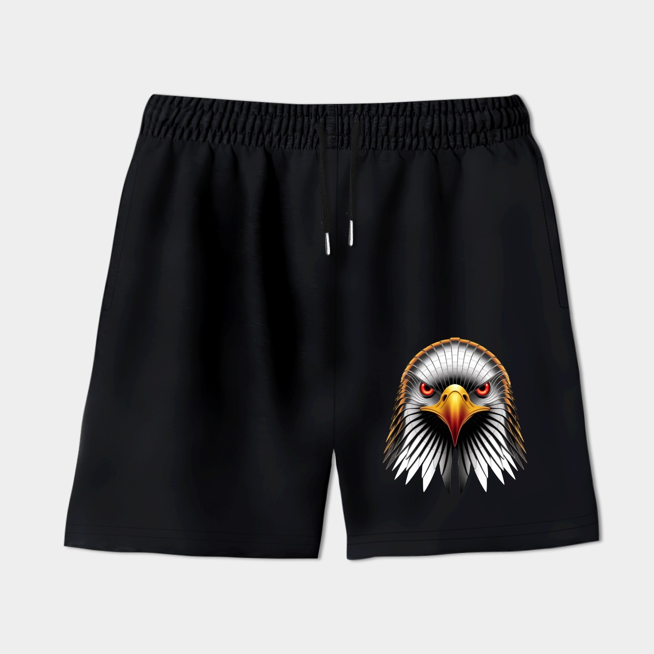 iron eagle head design Women's Shorts