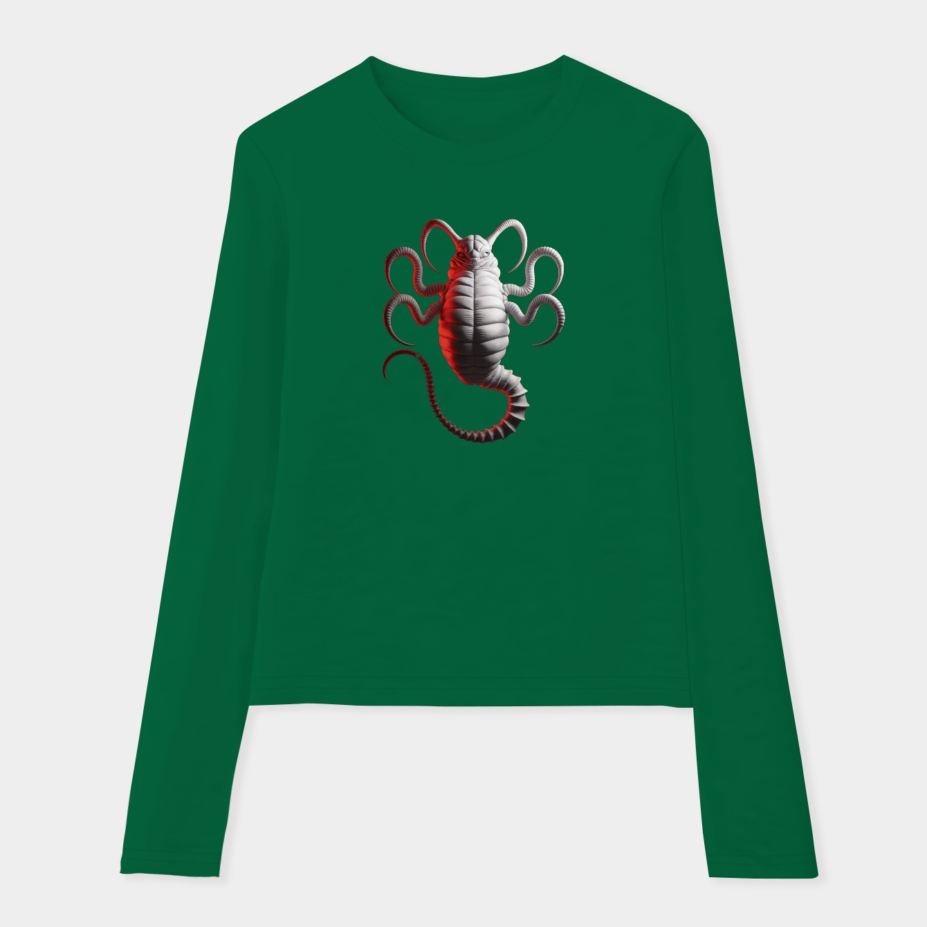 Alien Face Hugger Extended Women's Soft Long Sleeve T-Shirt