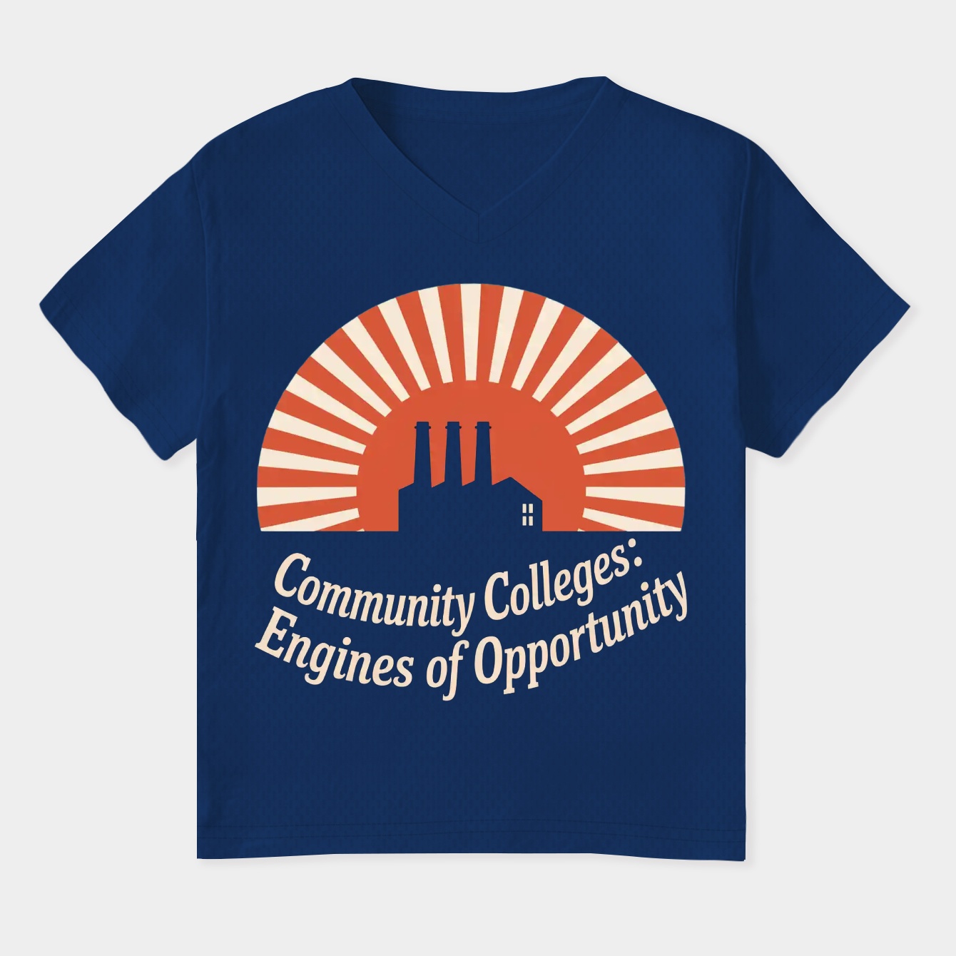 Engines of Opportunity Sunrise Women's Plus Size V-Neck T-Shirt