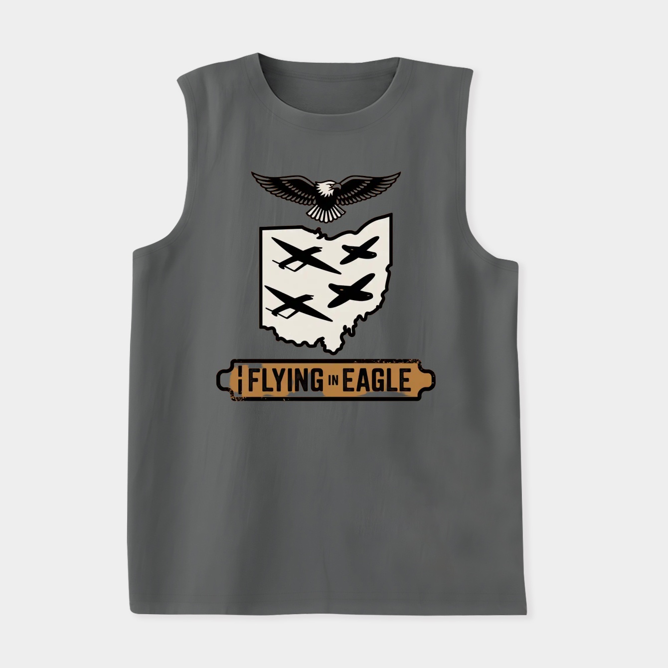 Ohio Defends: Drones and Eagle Women's Soft Tank Top