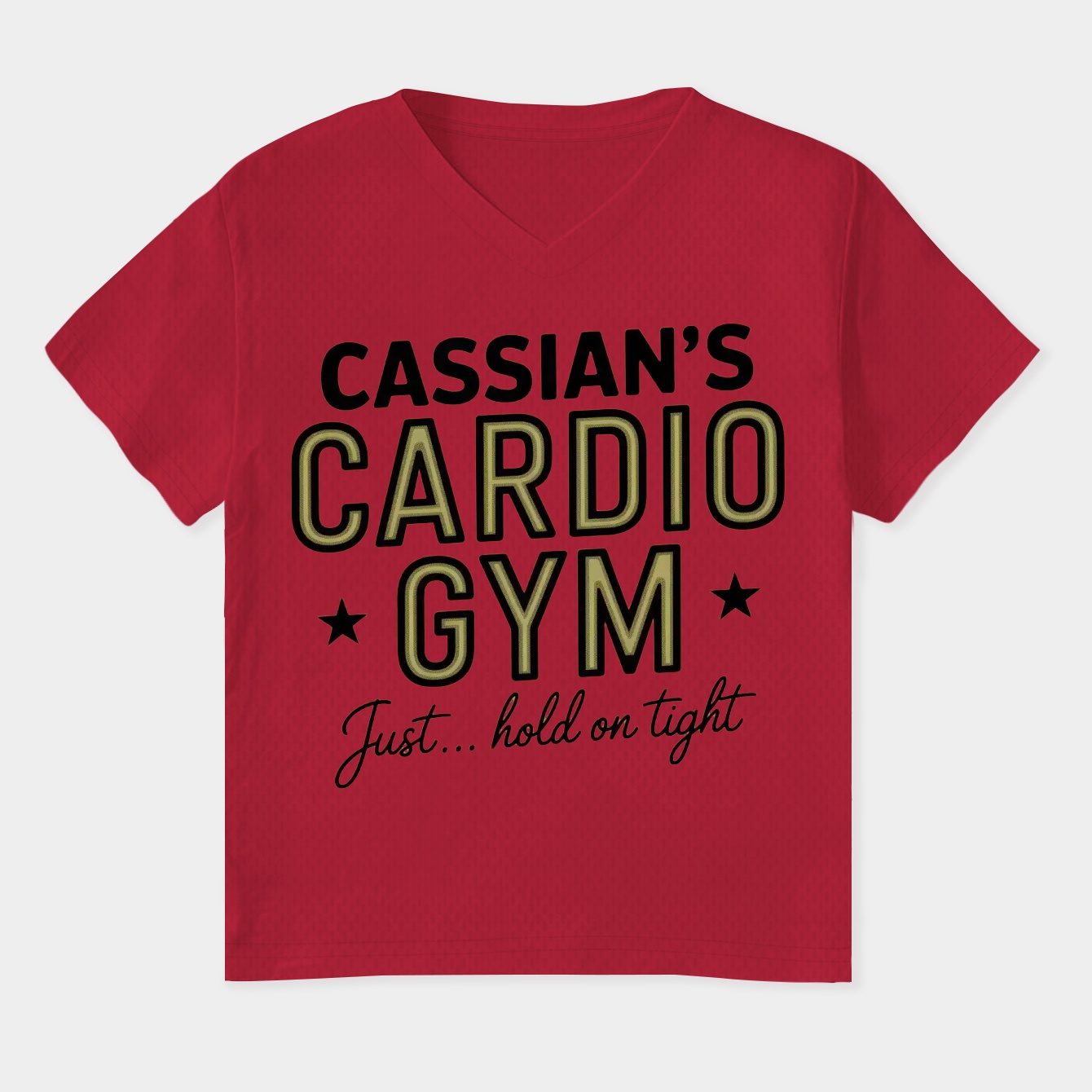 Cassian's cardio gym Women's Plus Size V-Neck T-Shirt