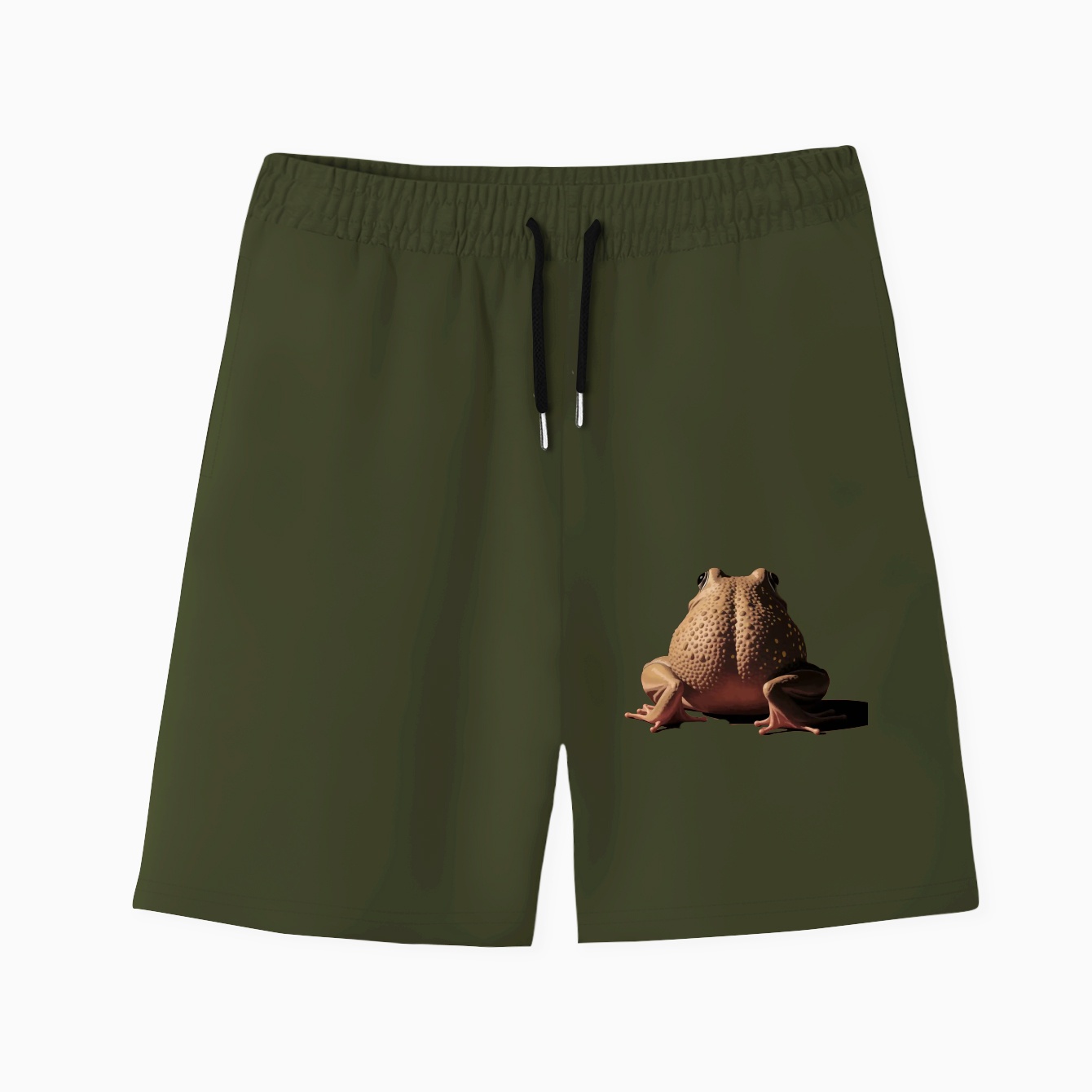 frog butt brown Men's Quick-Dry Athletic Shorts
