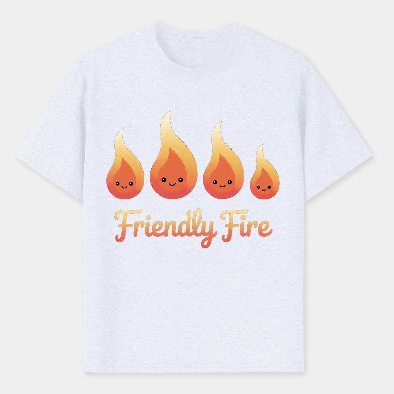 Friendly fire flames group Men's Performance Athletic T-Shirt
