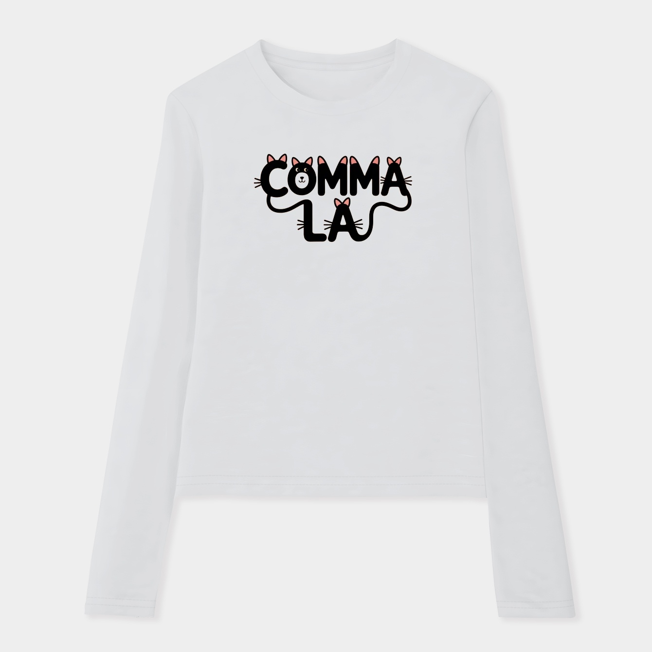 Comma-La Women's Soft Long Sleeve T-Shirt