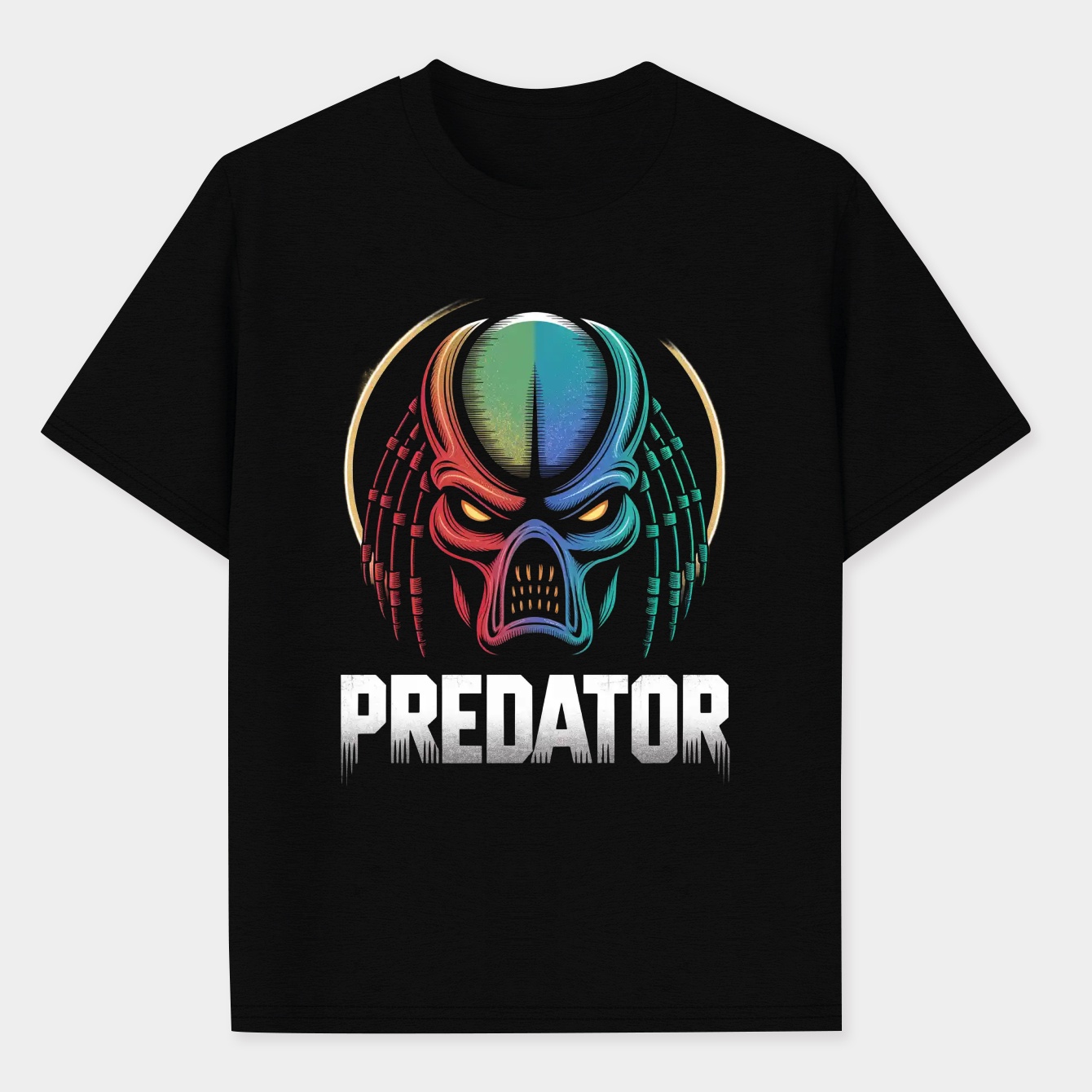 Alien Predator Circle Pose Men's Performance Athletic T-Shirt