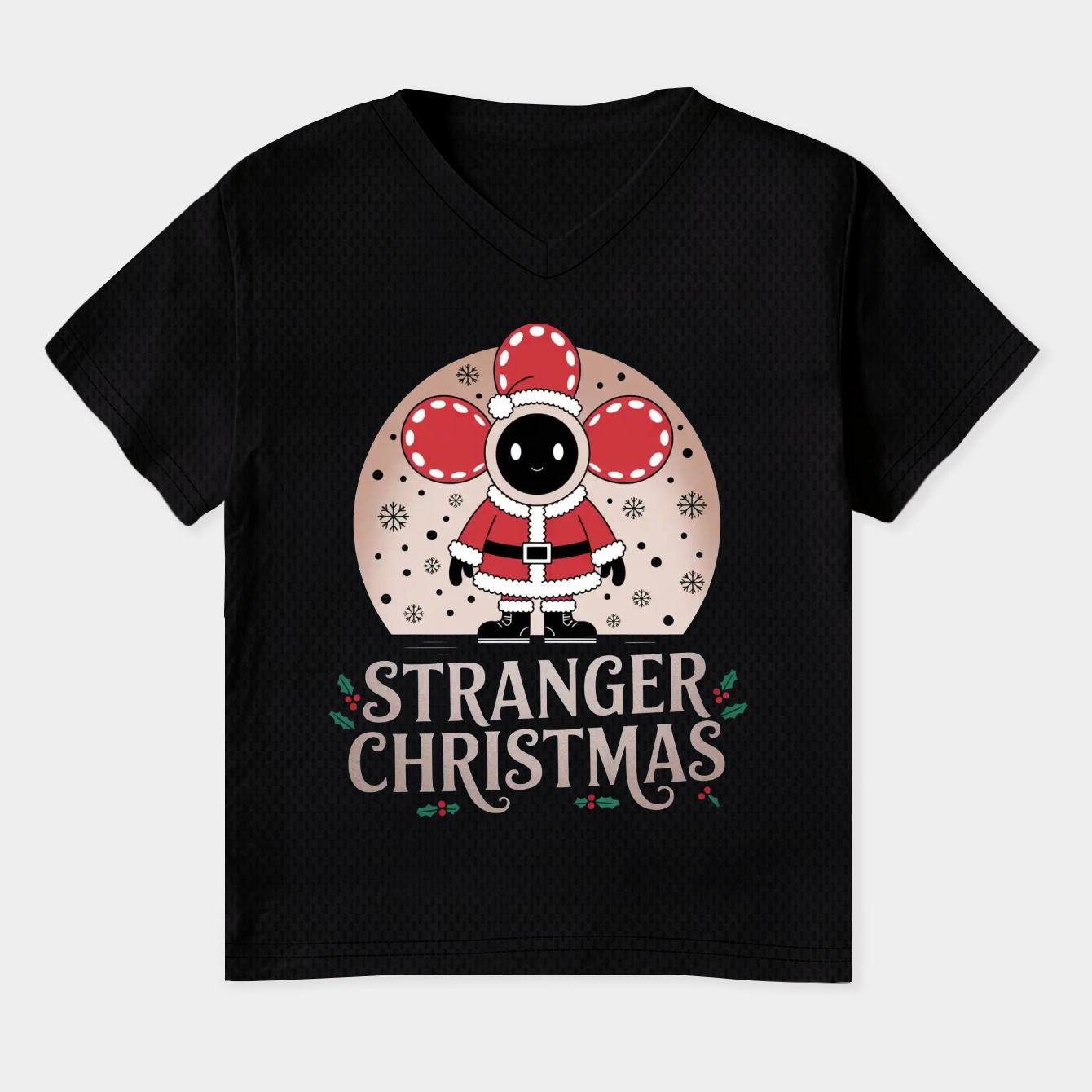 Stranger Christmas Women's Plus Size V-Neck T-Shirt
