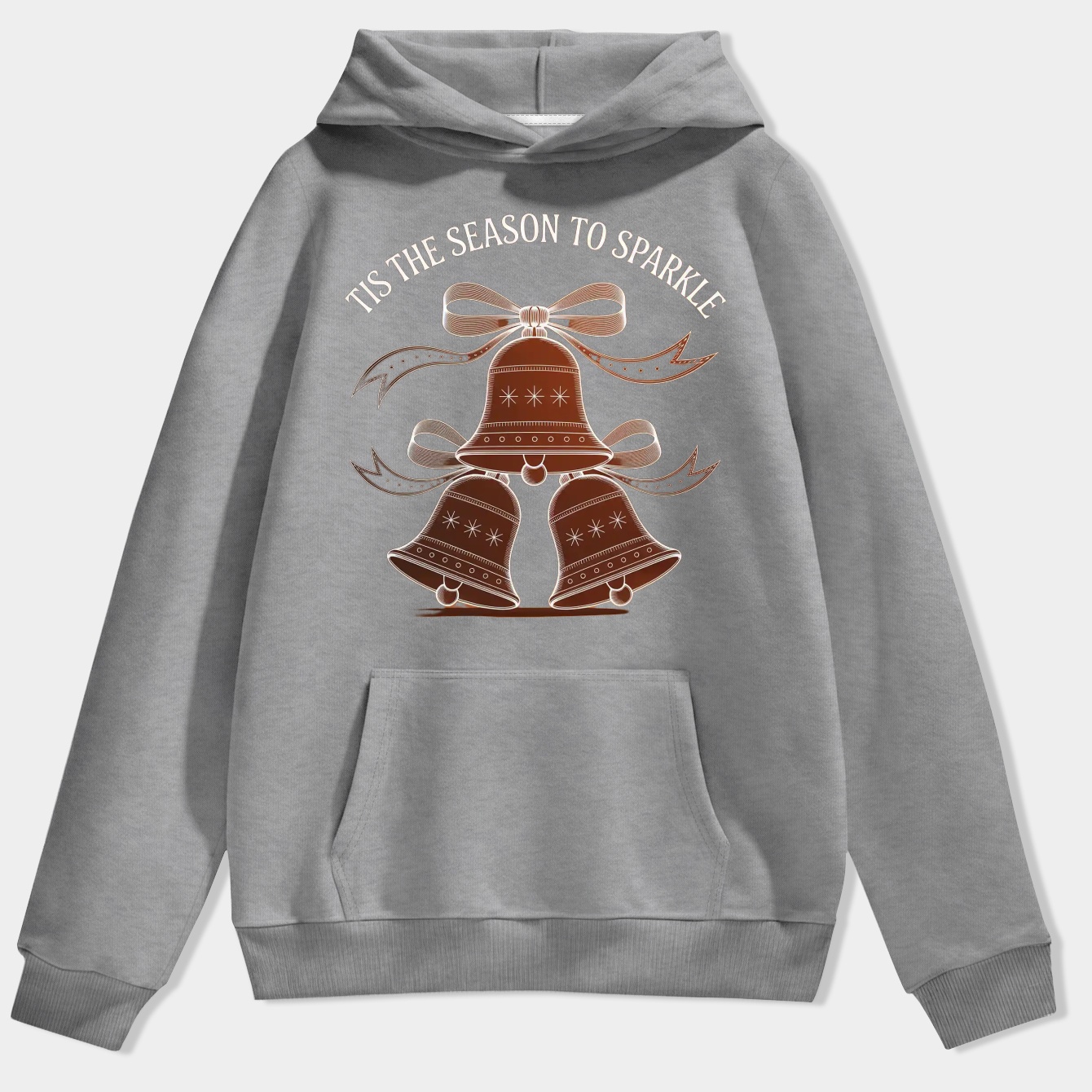 Tis the Season to Sparkle Bells Men's Hoodie