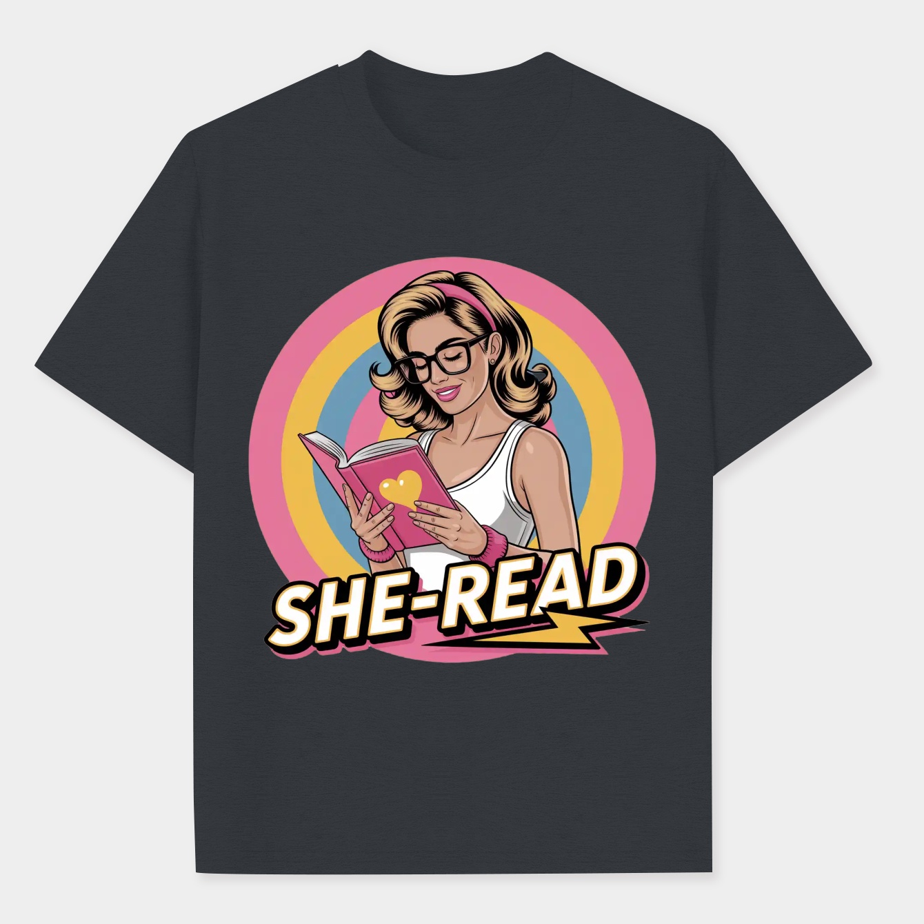 She-Read Empowered Reader Men's Performance Athletic T-Shirt