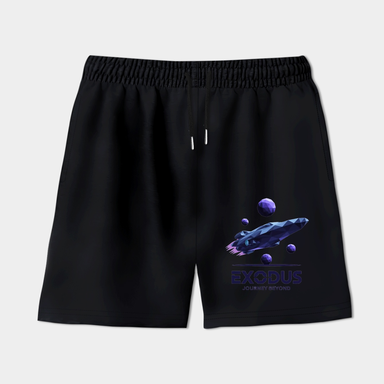 Exodus: Polygonal Spaceship Odyssey Women's Shorts