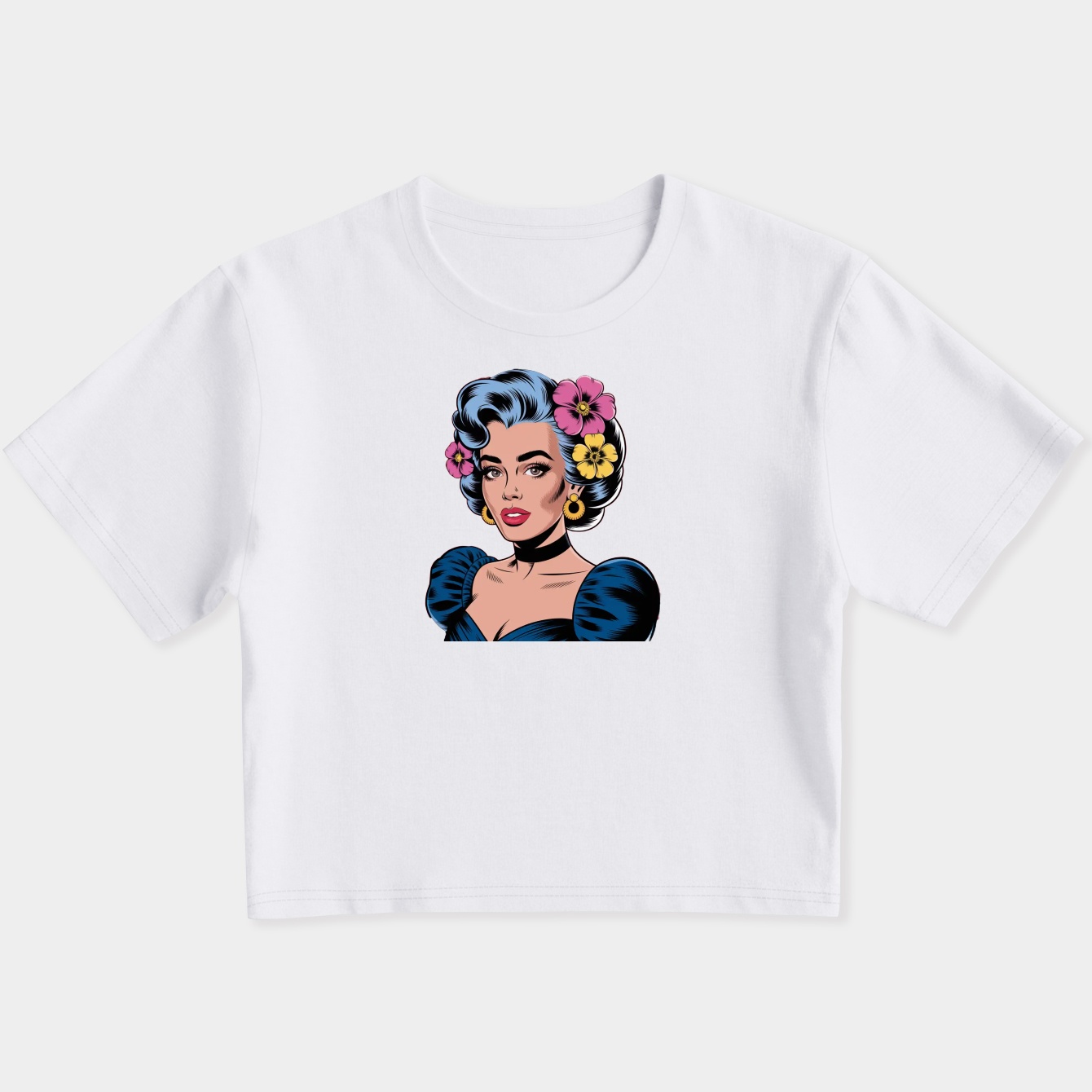 Frida X BB Women's Slim Fit Baby Tee