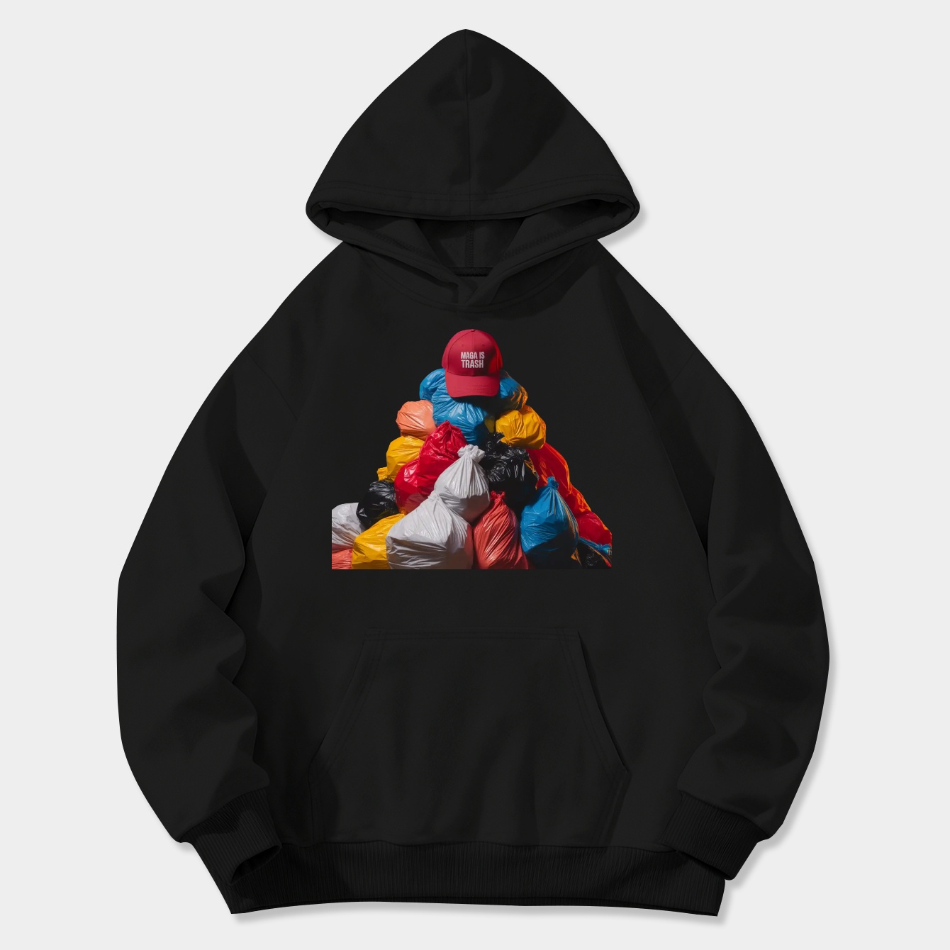 MAGA is Trash Women's Plus Size Hoodie