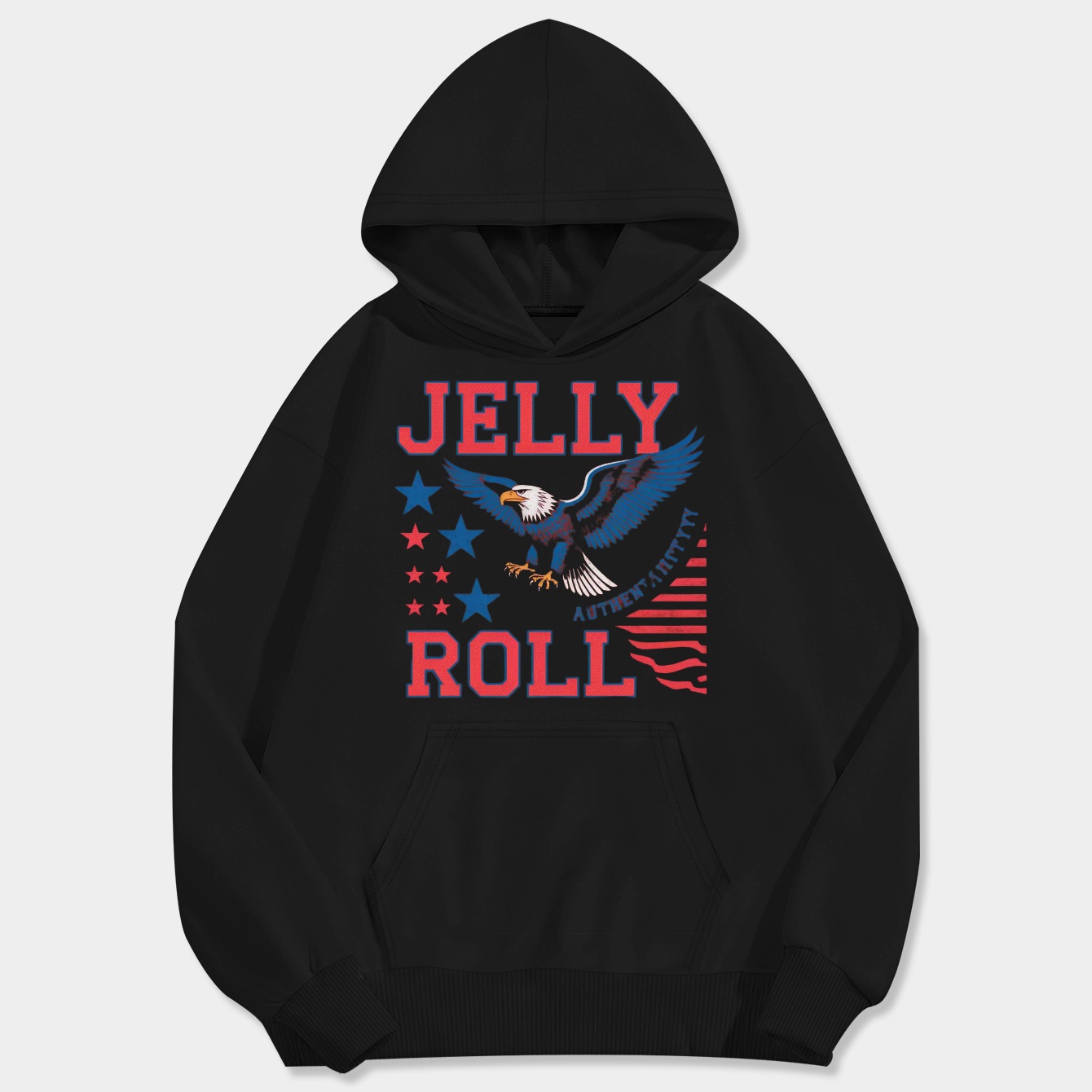 Jelly Roll Eagle Men's Big & Tall Hoodie