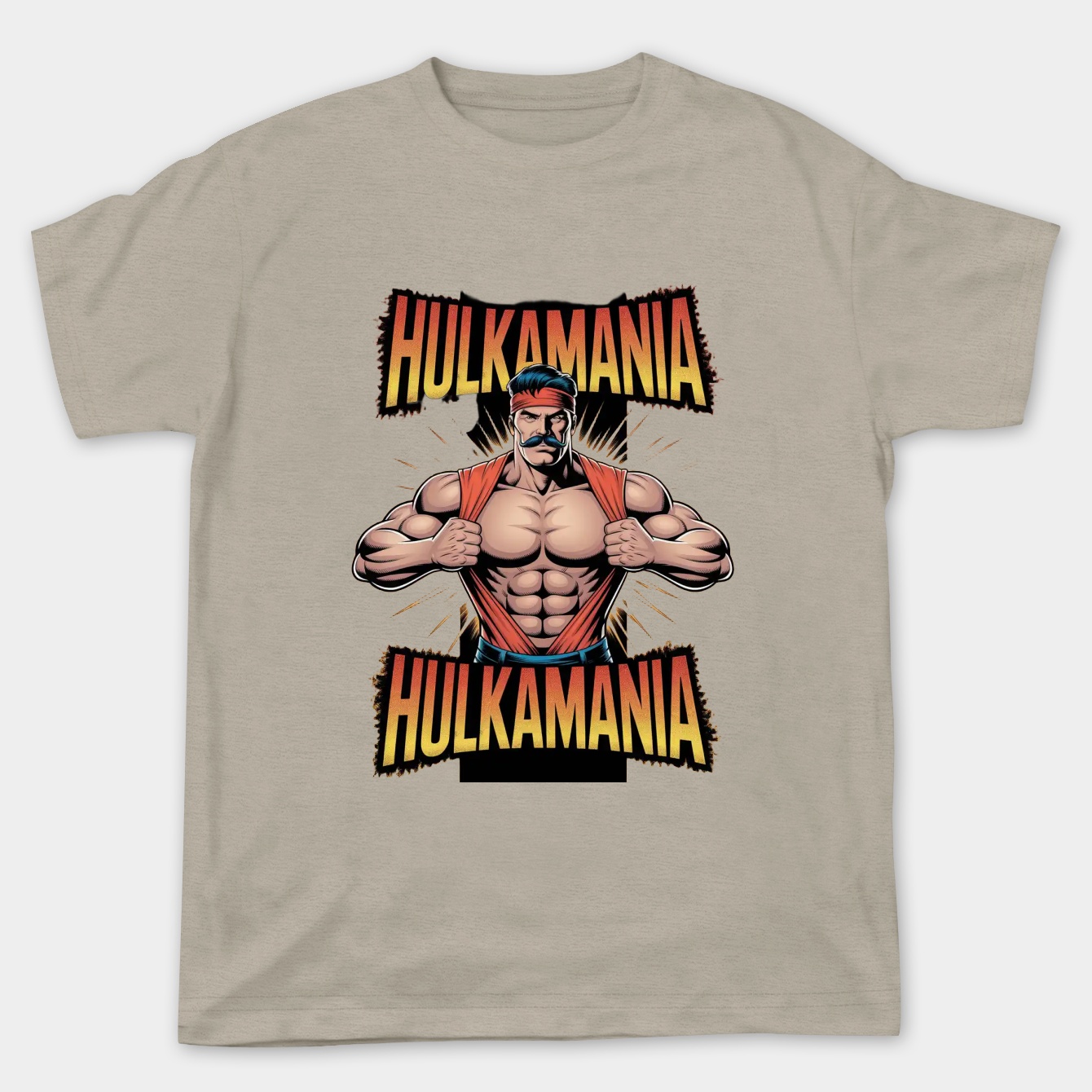 Hulkamania Style Vector