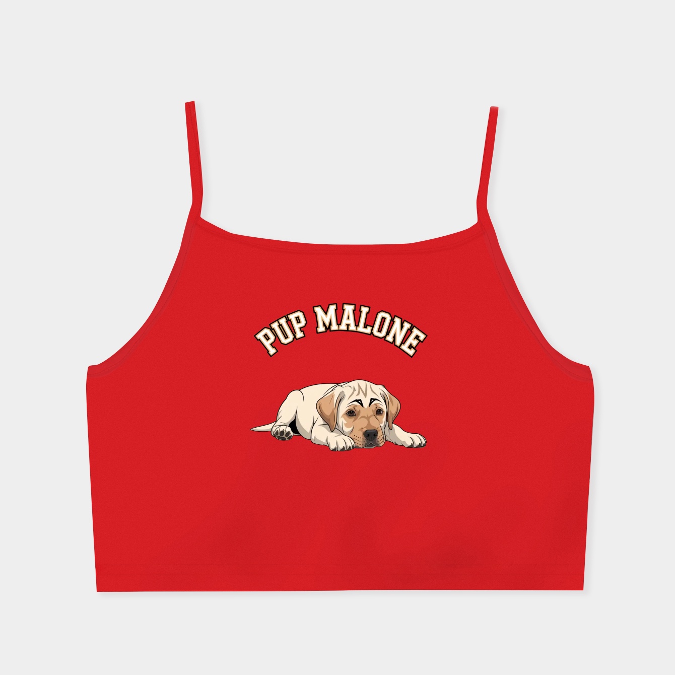 Pup Malone Women's  Spaghetti Strap Tank Top