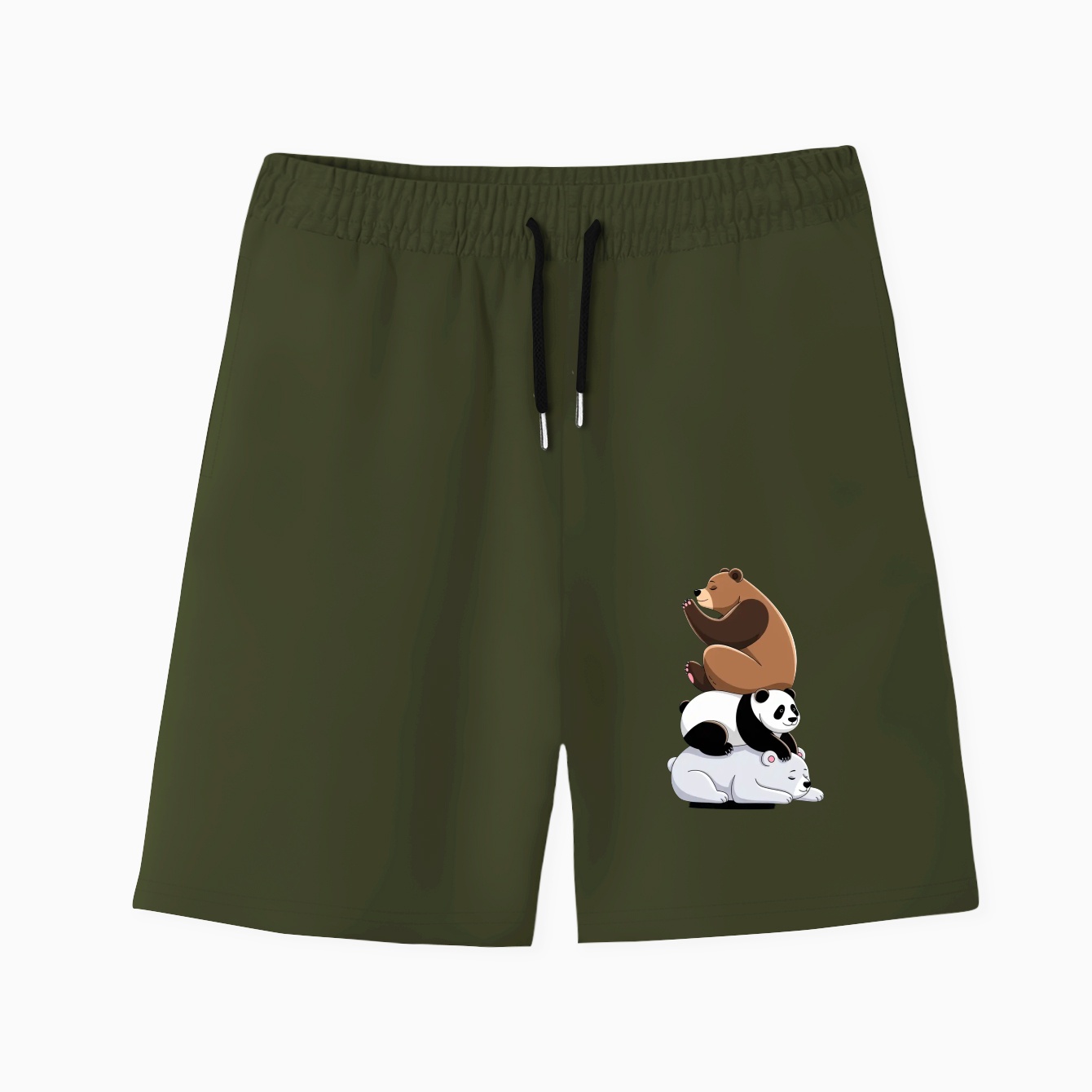 tree bears Men's Quick-Dry Athletic Shorts