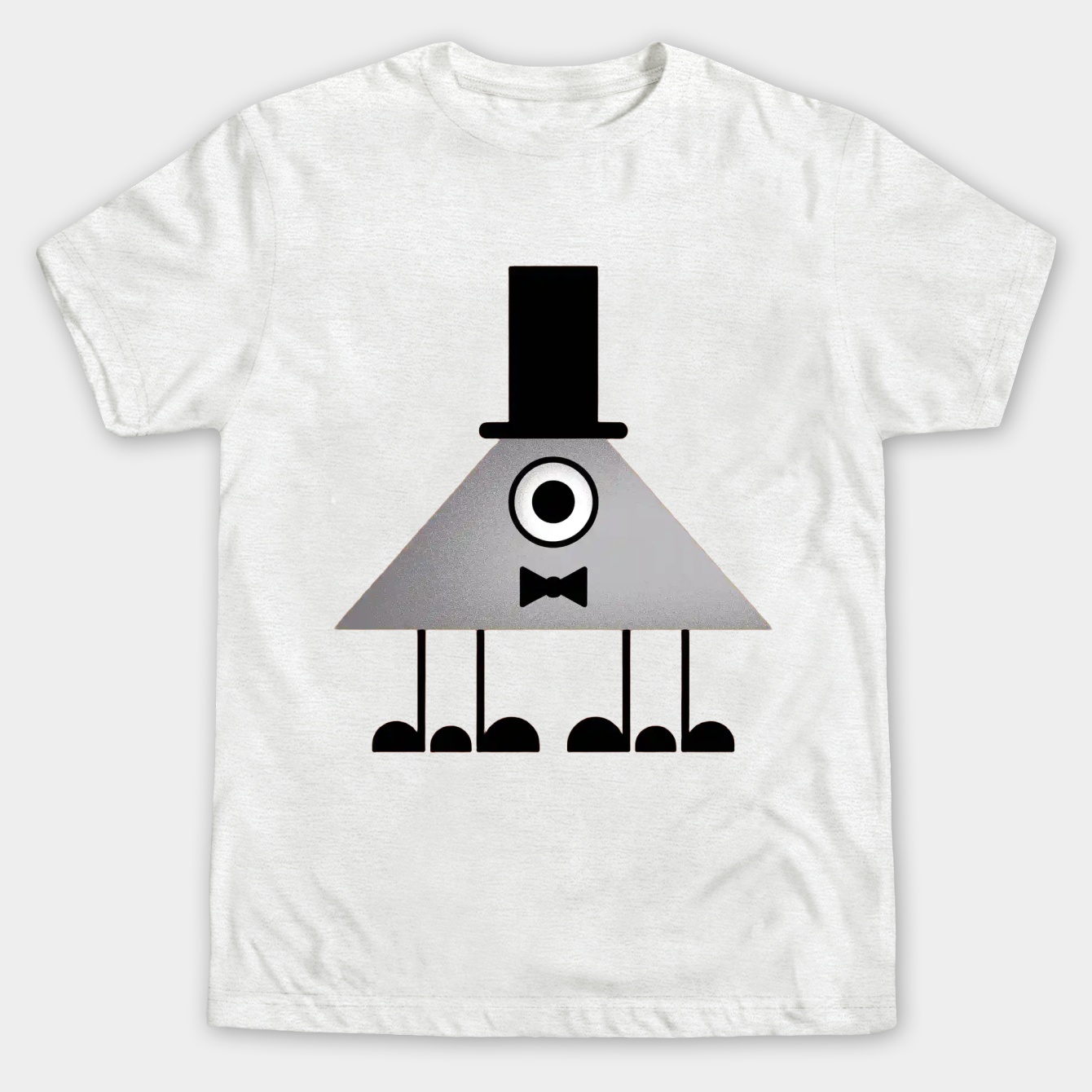 Bill Cipher Triangle Character Men's Big & Tall T-shirt