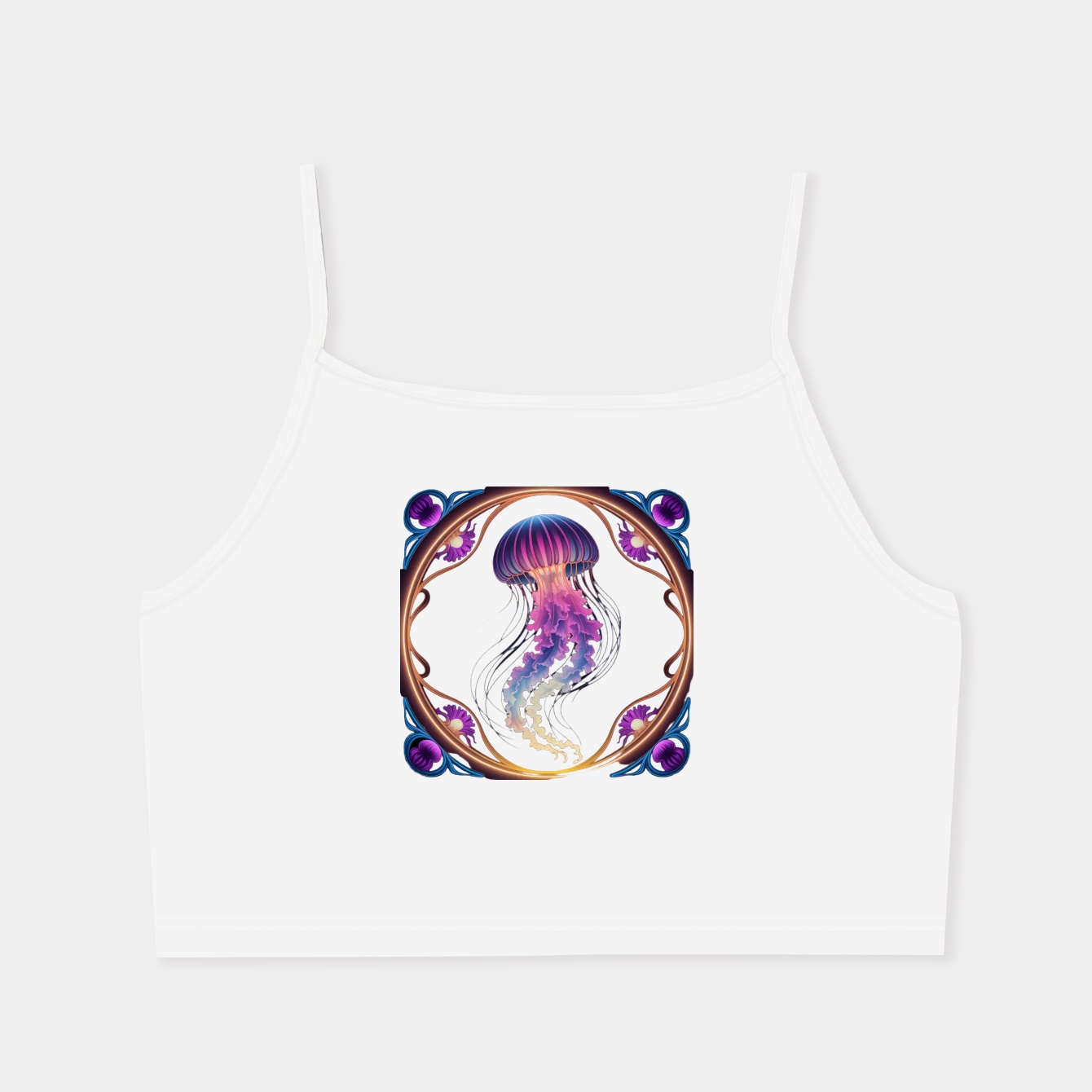 Jellyfish 4 Women's Spaghetti Strap Tank Top