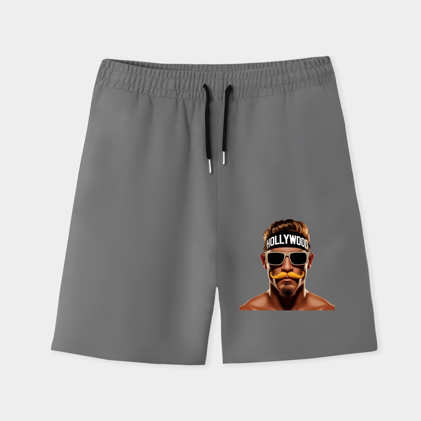 Hulkaia Face Hulk Hogan Men's Quick-Dry Athletic Shorts
