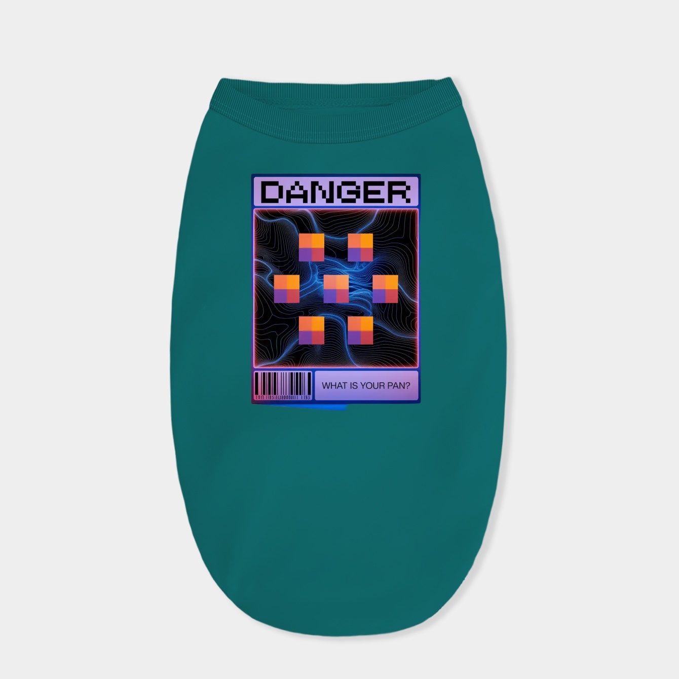 Minecraft Danger Map Design Dog Shirt