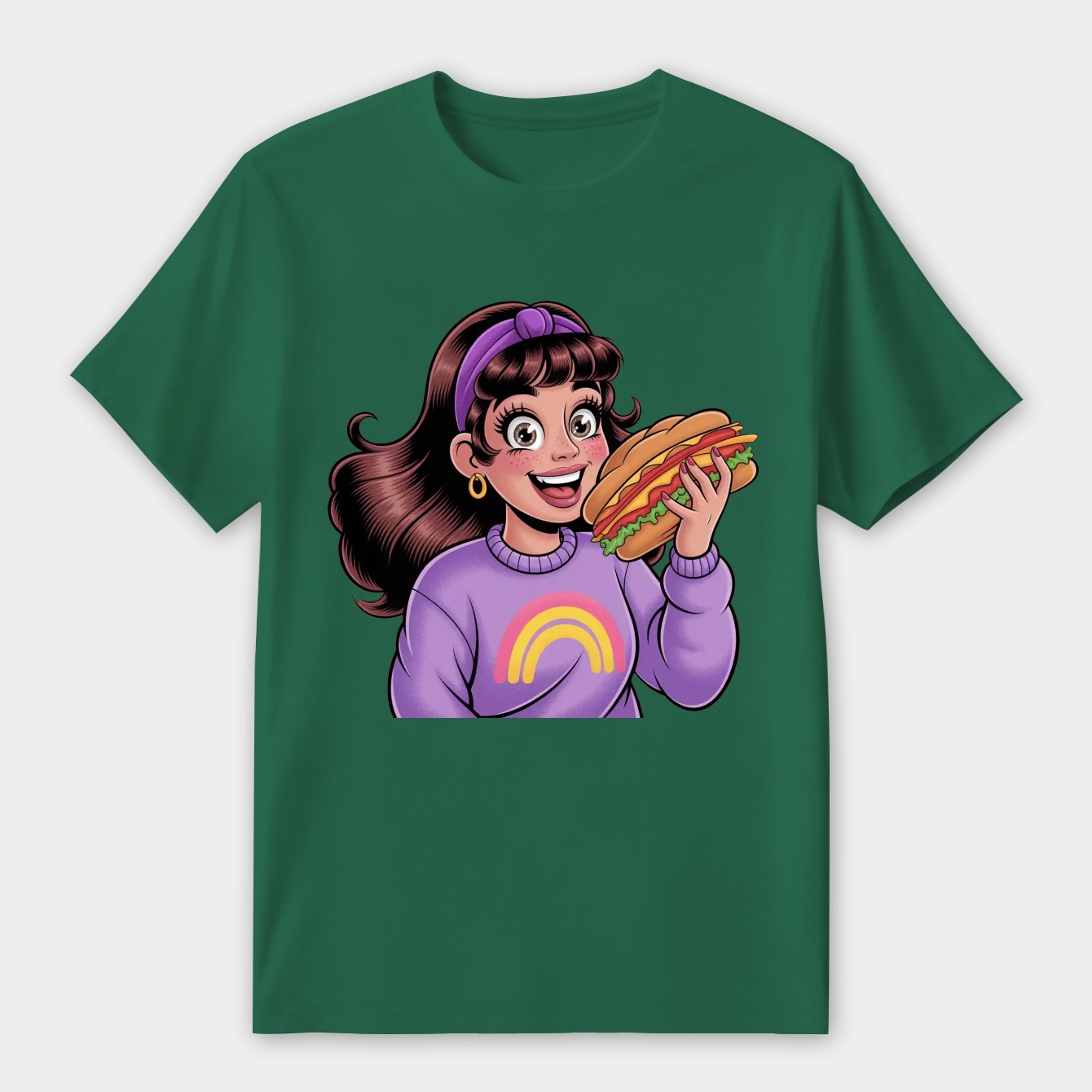 Gravity Falls Sandwich Mabel Women's Premium Soft T-Shirt