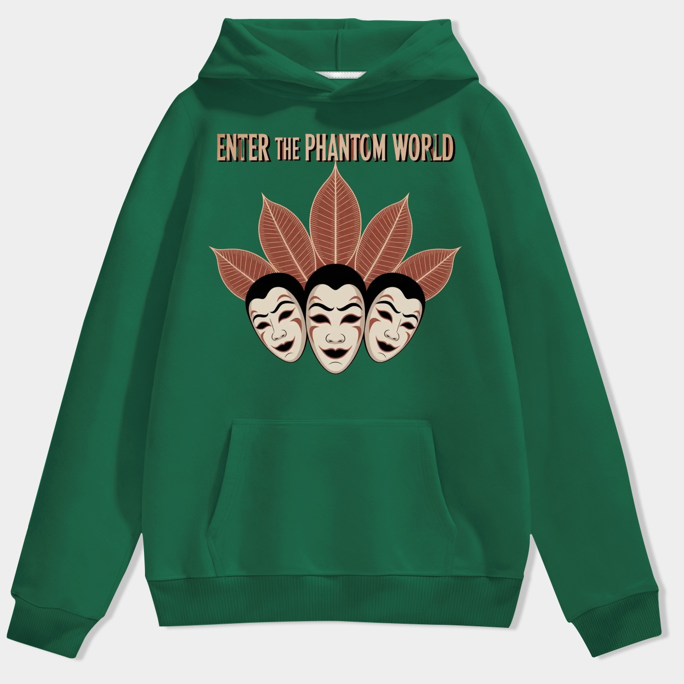 Phantom Opera Masks and Gingko Men's Hoodie