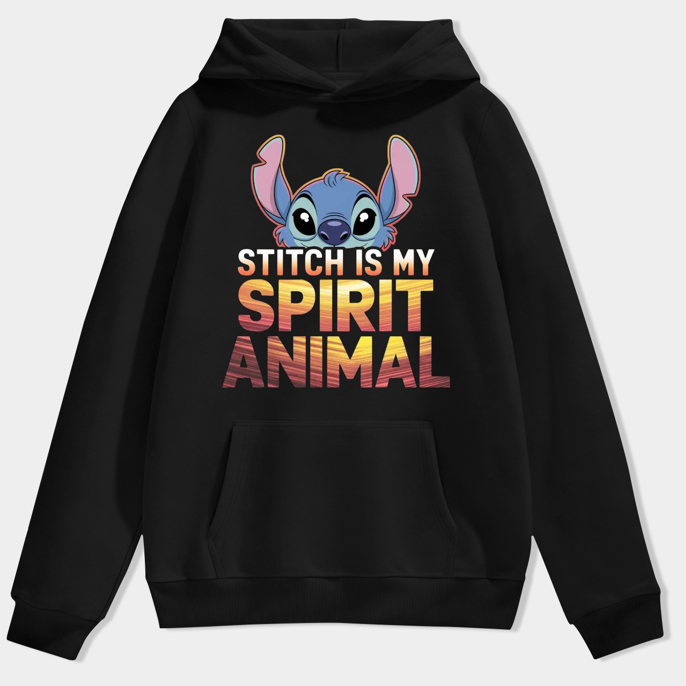 Stitch is my spirit animal, Lilo and Stitch Spirit Animal Men's Hoodie