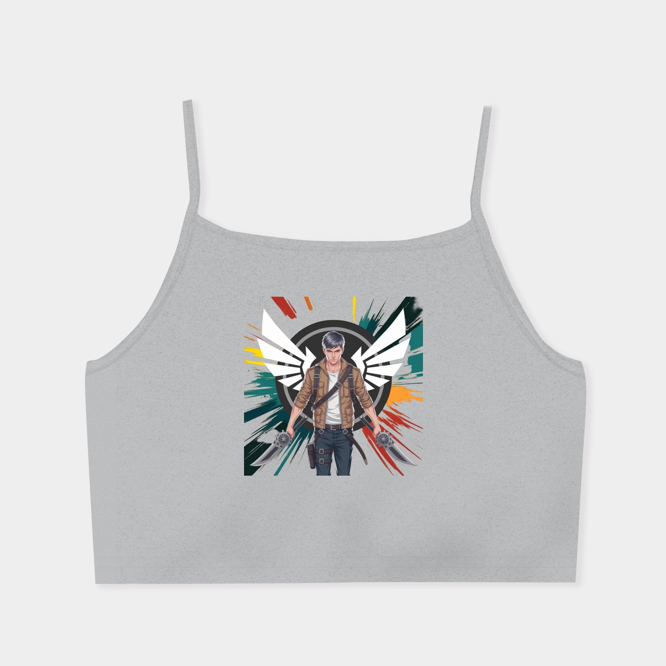 Levi Ackerman Dynamic Splash Women's  Spaghetti Strap Tank Top