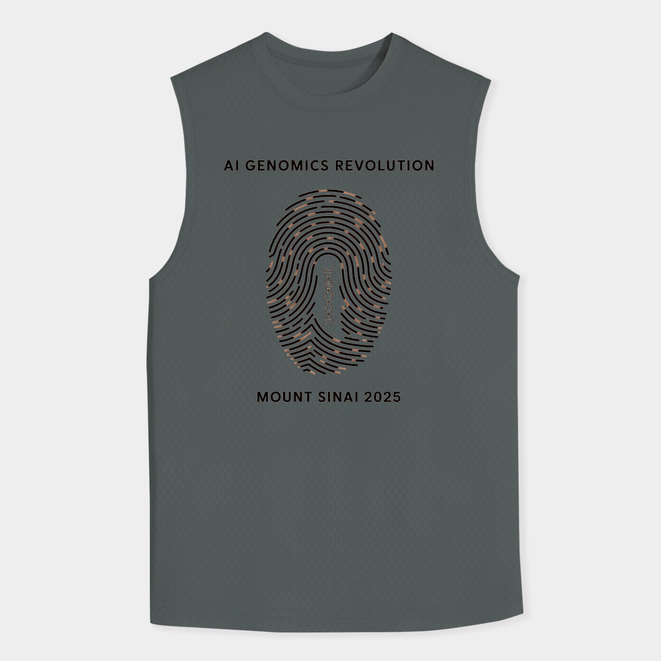 AI Genomics Revolution Fingerprint Men's Tank Top