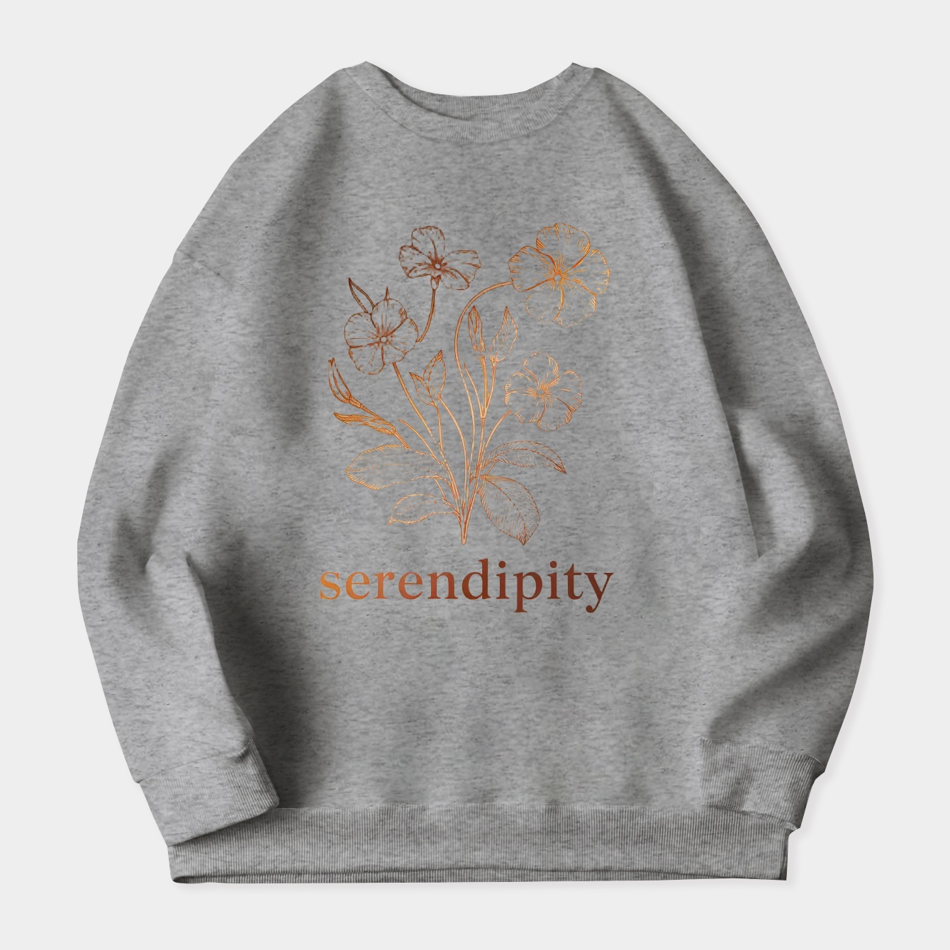 BTS Flower & Serendipity Women's Plus Size Sweatshirt