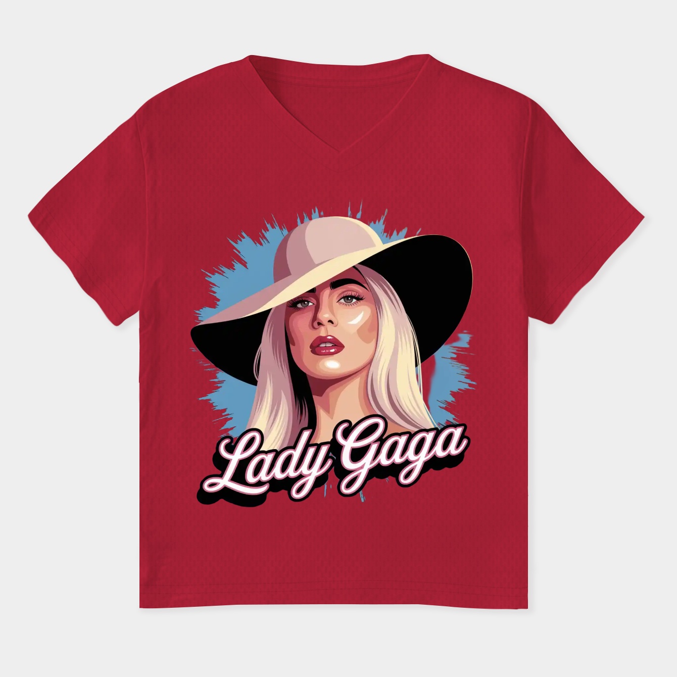 Chromatica Pop Portrait Women's Plus Size V-Neck T-Shirt