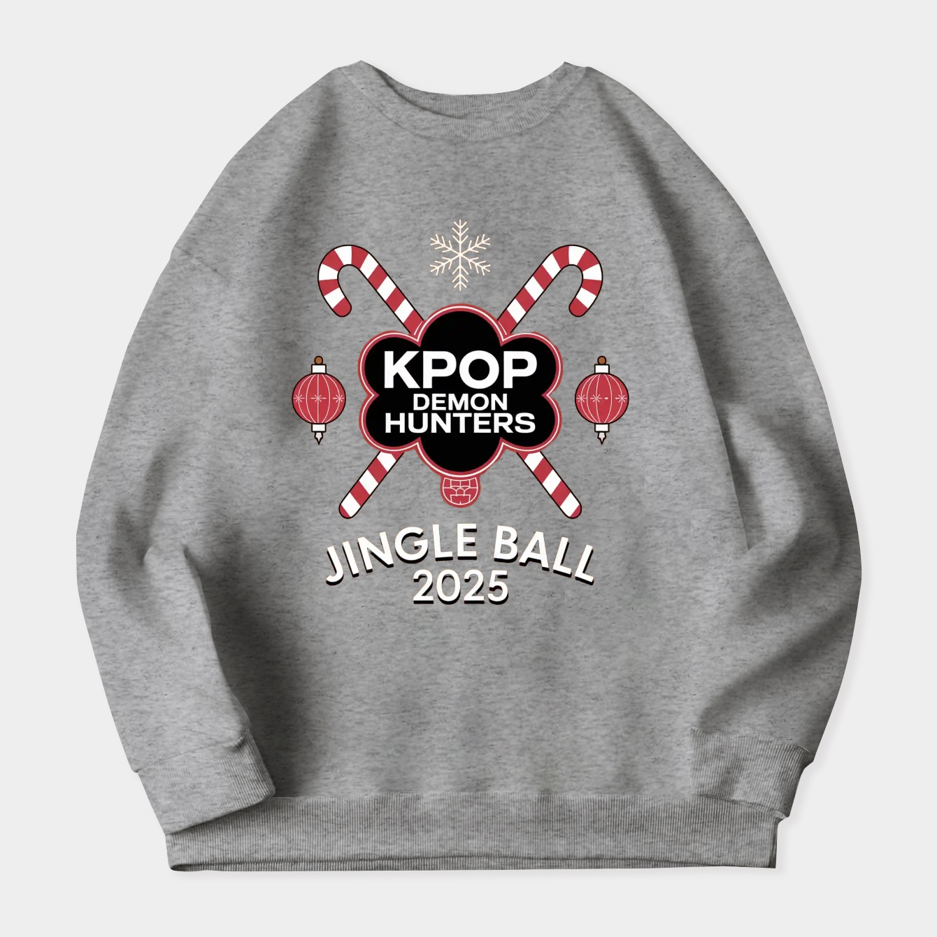 KPOP Demon Hunters Jingle Ball Women's Plus Size Sweatshirt