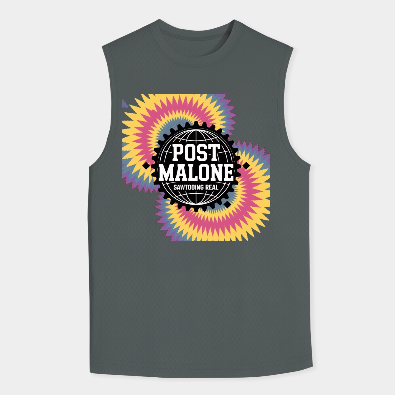 Post Malone Something Real Pmd Men's Big & Tall Tank Top