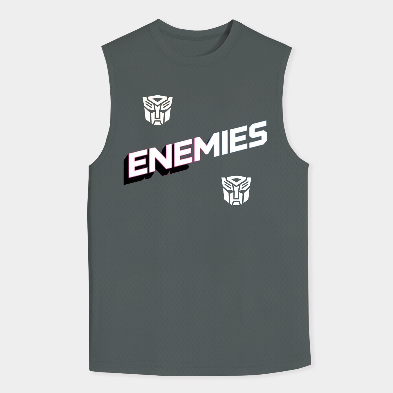 Transformers Enemies Split Men's Tank Top