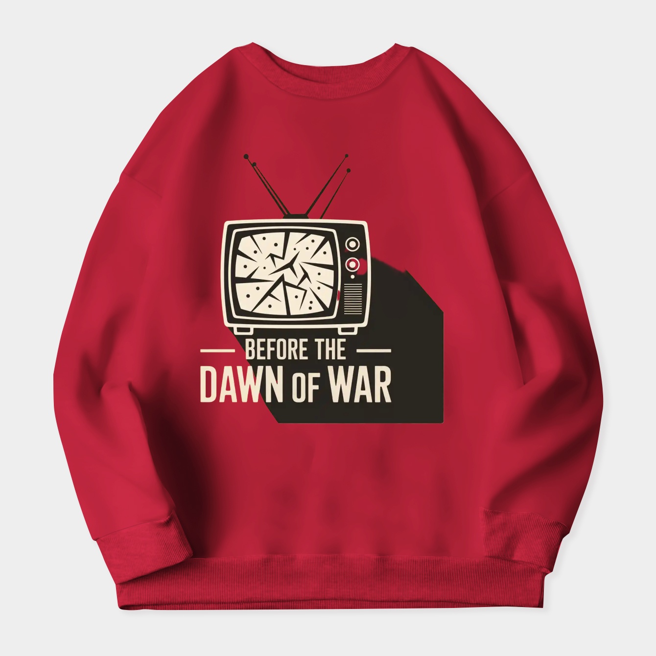 Shattered Static Before War Women's Plus Size Sweatshirt