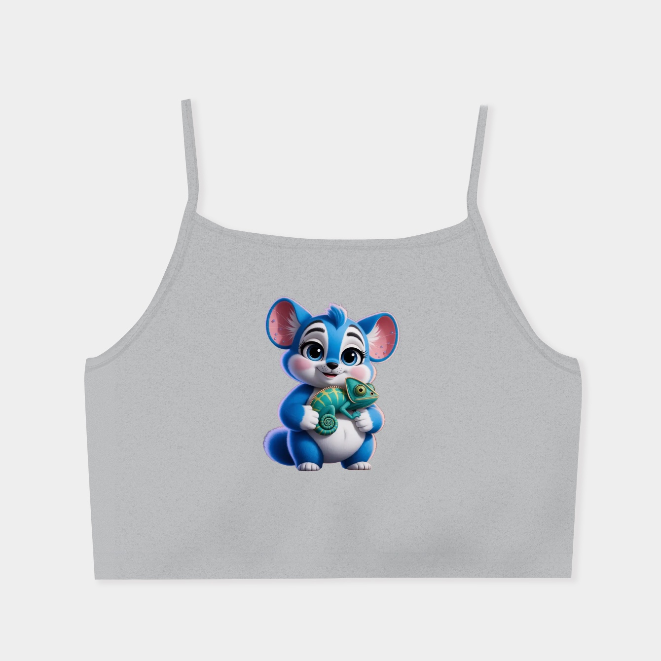 Stitch and Pascal Women's  Spaghetti Strap Tank Top