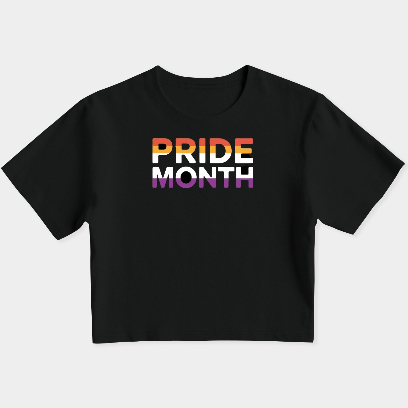 Pride Month Demon Nonbinary Women's Slim Fit Baby Tee