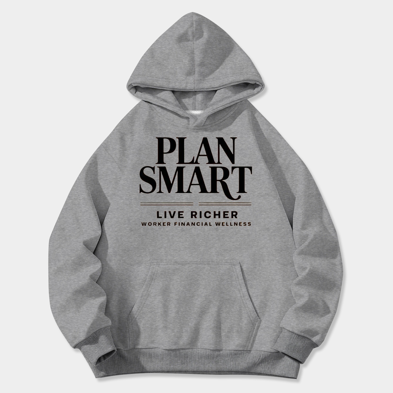 Plan Smart, Live Richer Women's Plus Size Hoodie