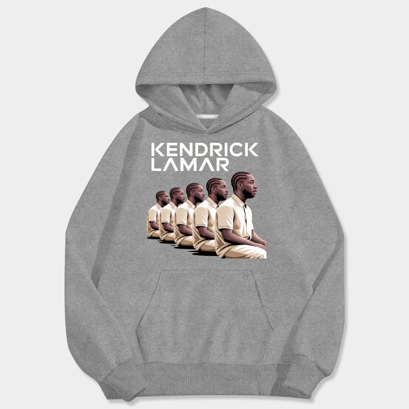 KENDRICK LAMAR // VECTOR ART Men's Big & Tall Hoodie