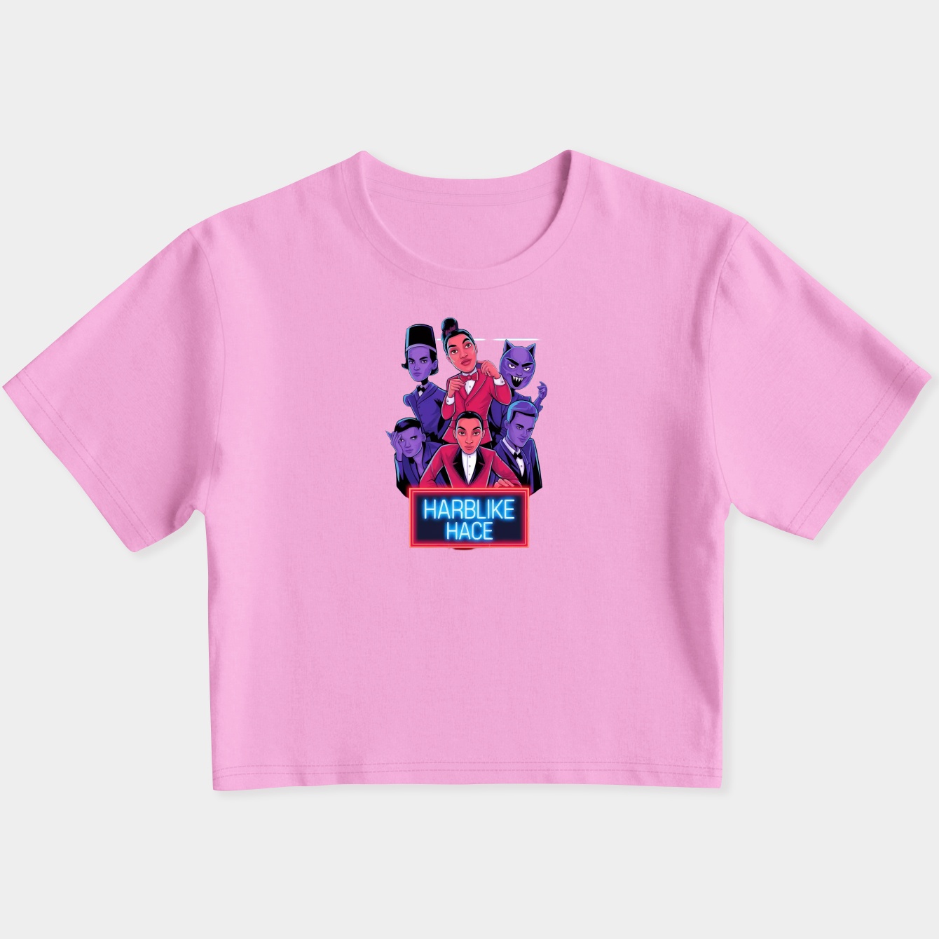 Hazbin Hotel Season 2 Poster Women's Slim Fit Baby Tee