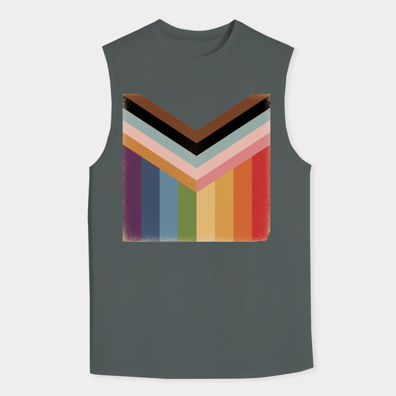 Modern Pride Flag Design Men's Big & Tall Tank Top