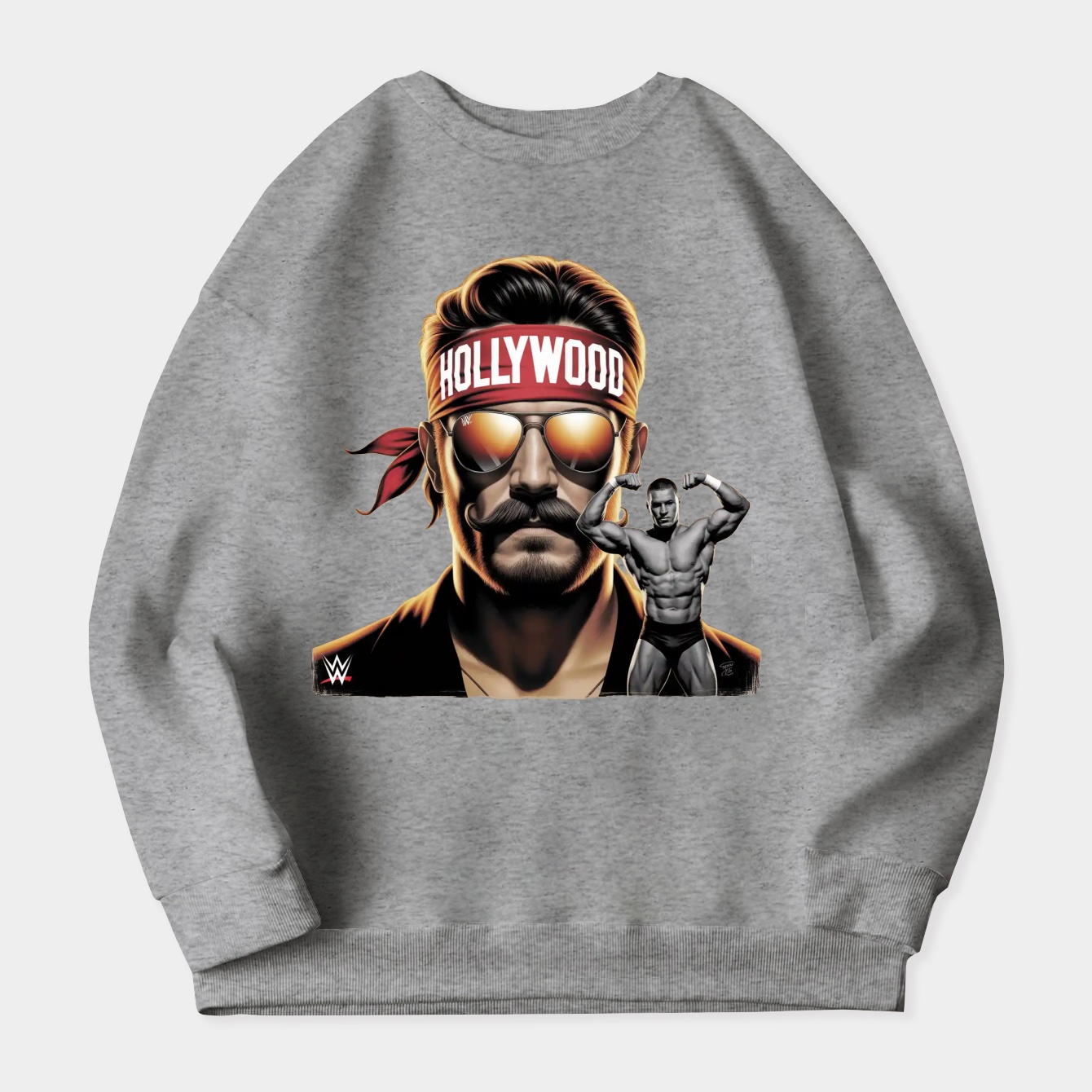 Hulk Hogan WWE Signature Women's Crewneck Sweatshirt