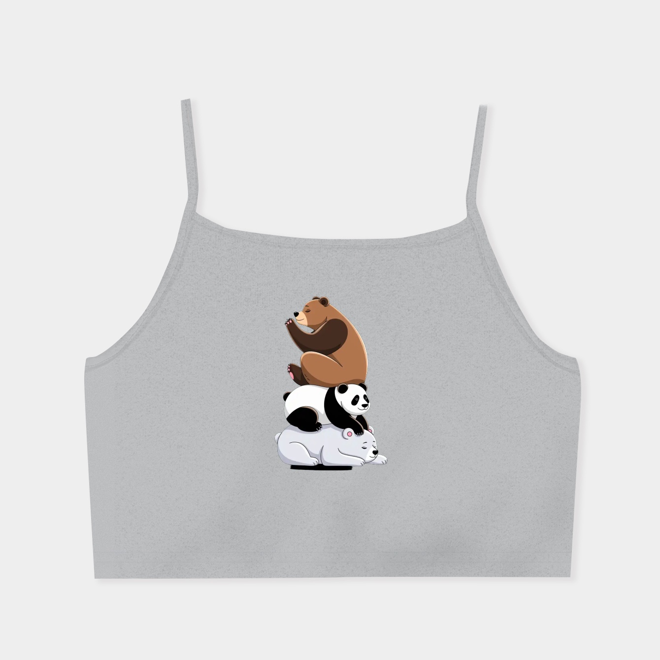 tree bears Women's  Spaghetti Strap Tank Top