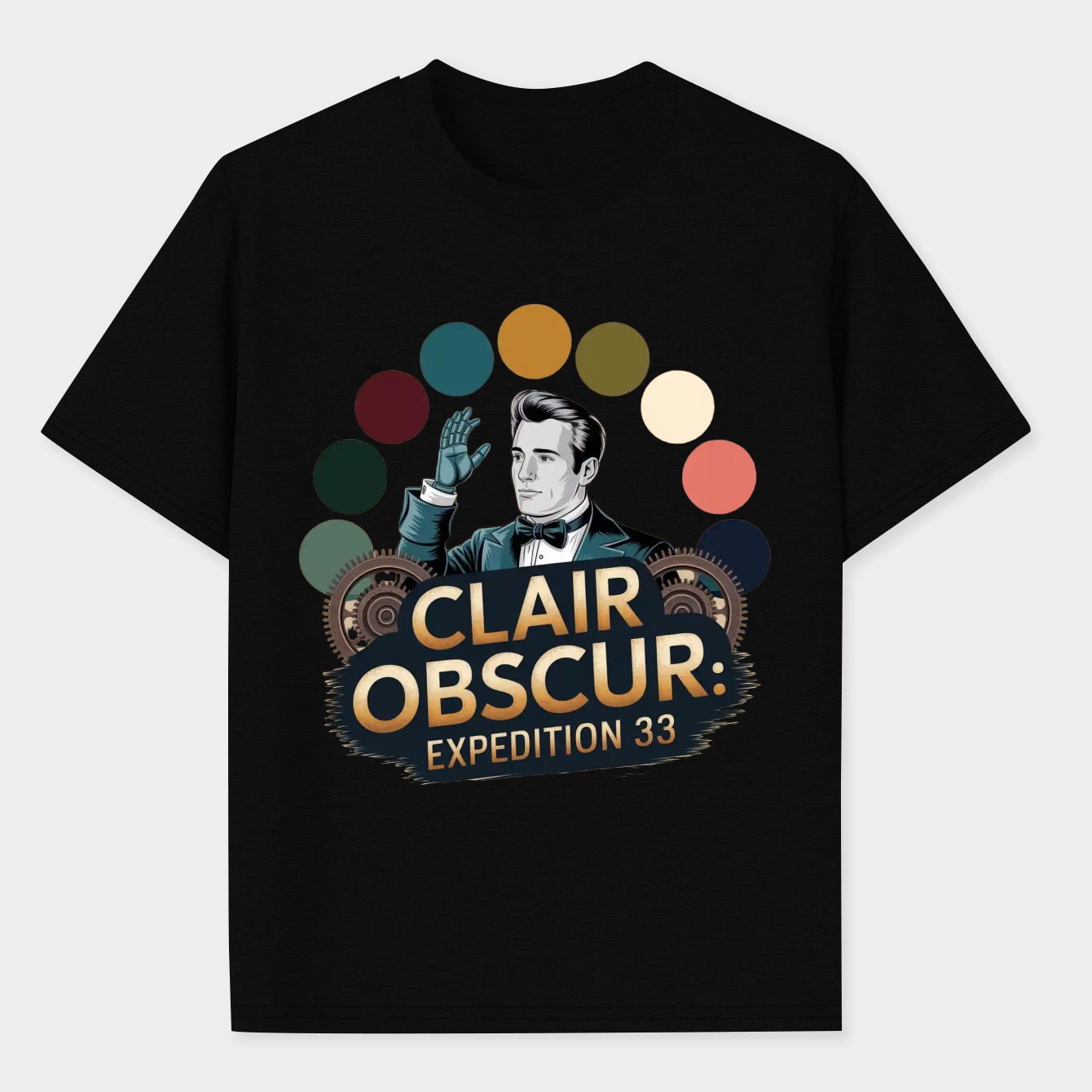 Clair Obscur: Steampunk Quest 33 Men's Performance Athletic T-Shirt