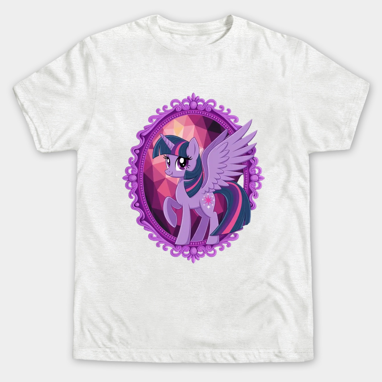 Twilight Sparkle Mirror Frame Men's Big & Tall T-shirt