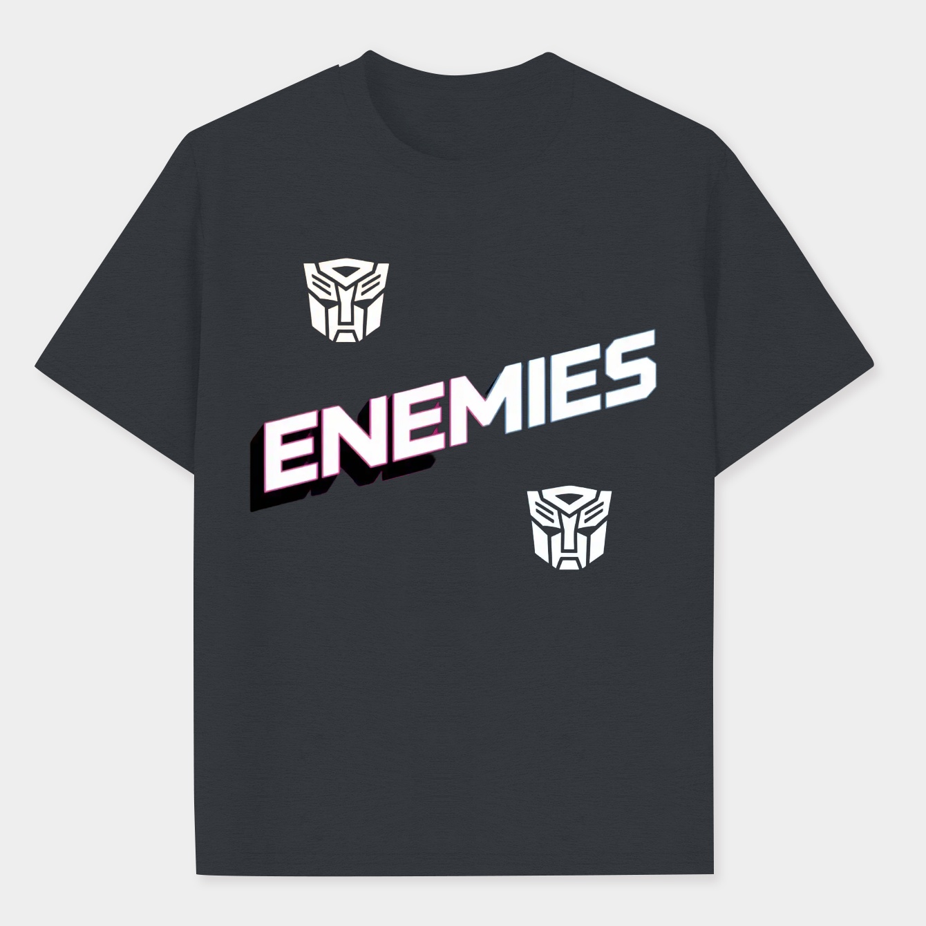 Transformers Enemies Split Men's Performance Athletic T-Shirt