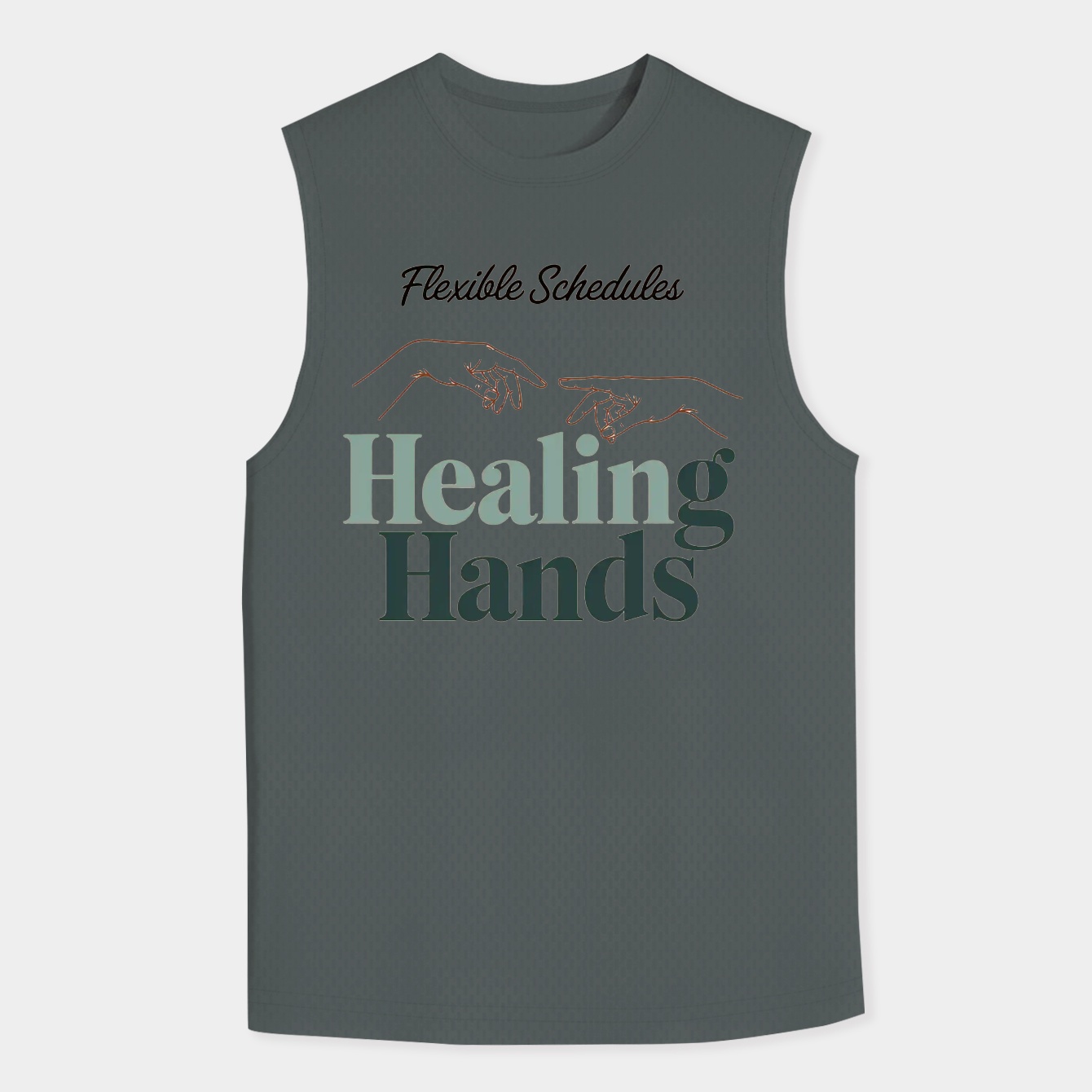 Healing Hands Flexible Schedules Men's Big & Tall Tank Top