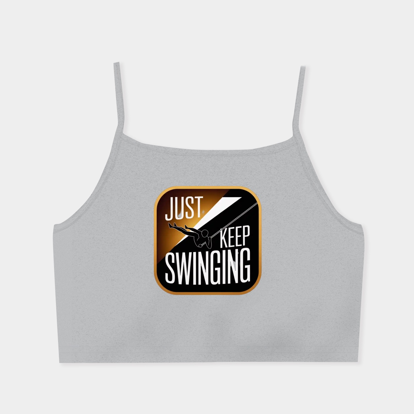 Just Keep Swinging Women's Spaghetti Strap Tank Top